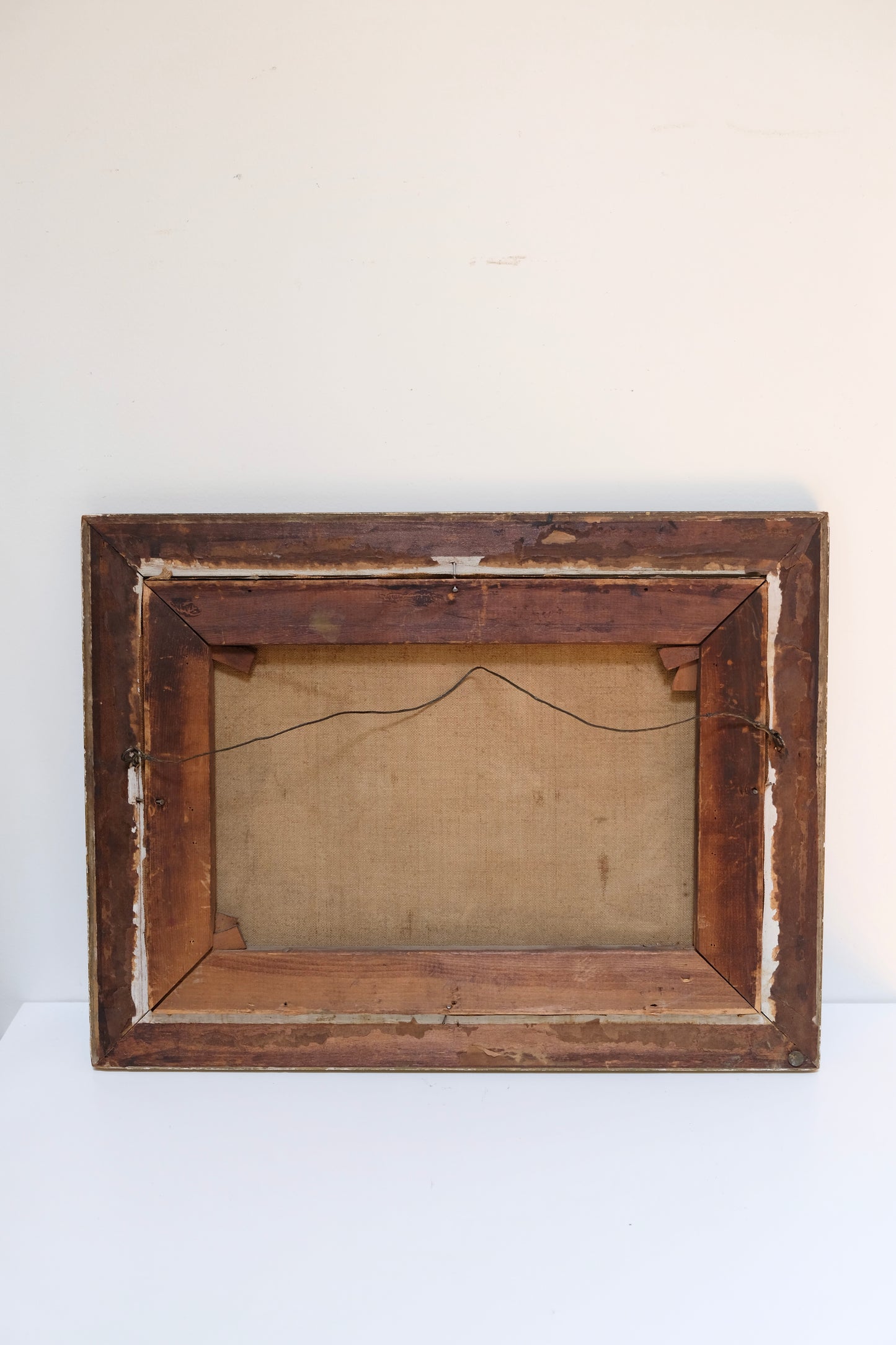 Antique Signed Rose Still Life Oil Painting in Original Gilt Frame