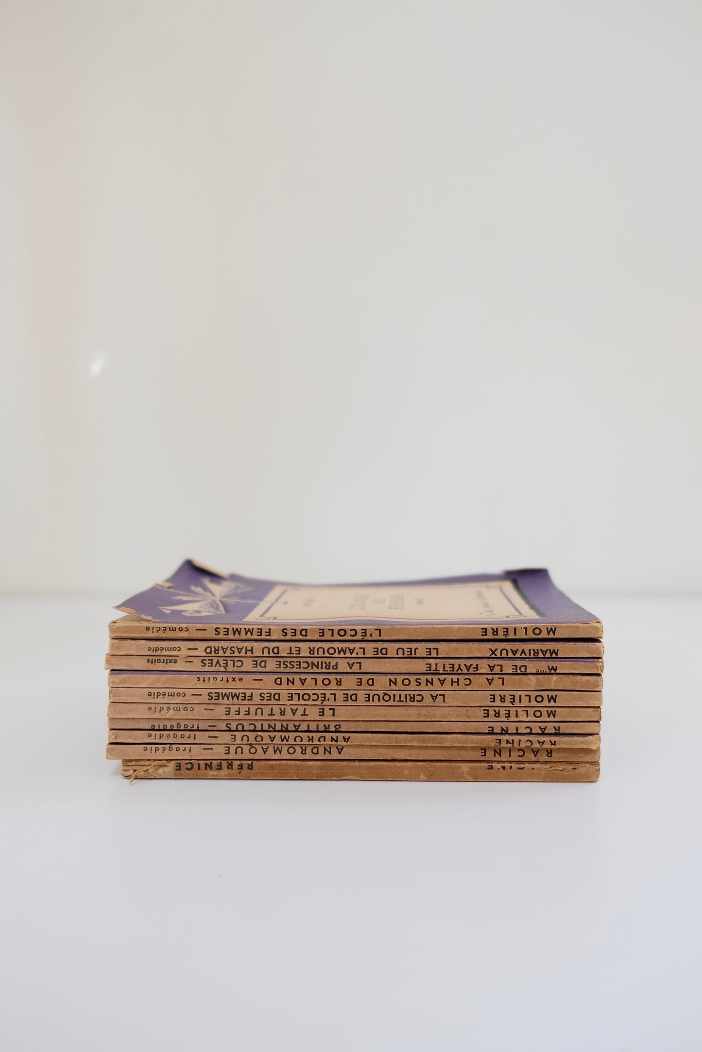 10 Classiques Larousse Vintage French Paperback Books