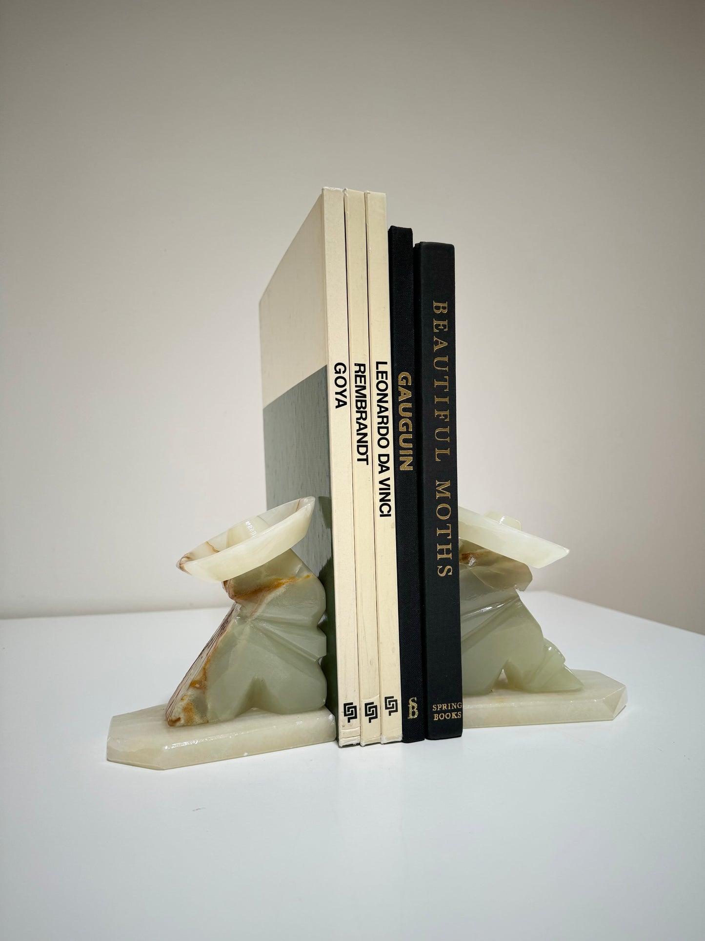 Vintage Onyx bookends