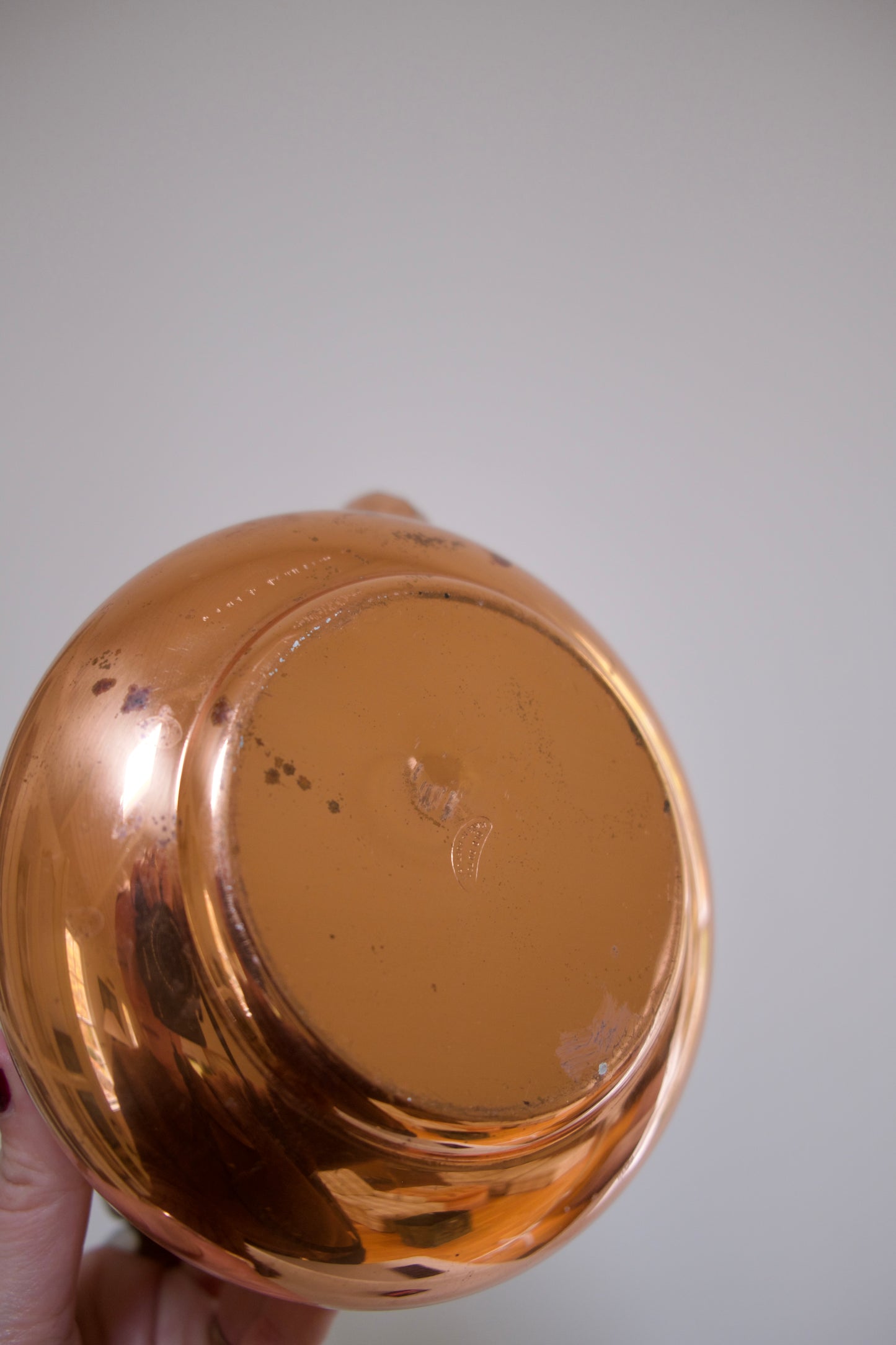 Old Dutch Copper Kettle, Made in Portugal — 7.75” x 7”