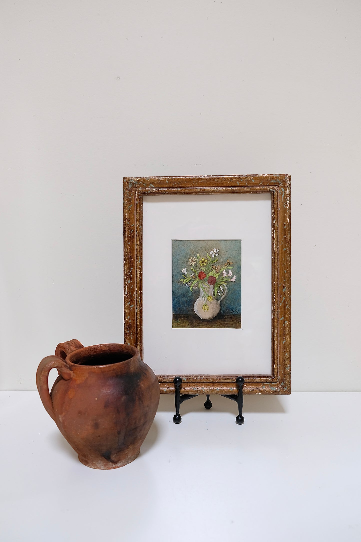1930s French Watercolor
