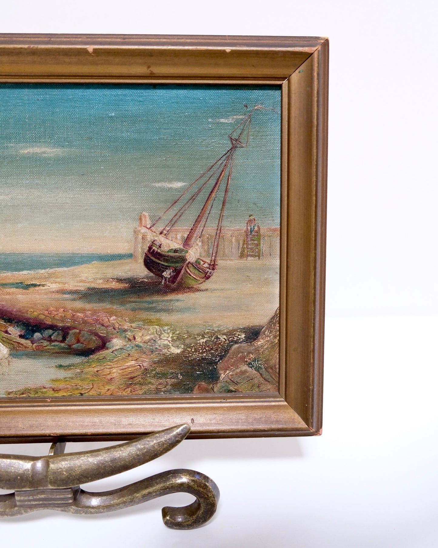 Nautical Oil Painting titled “Tide Water”