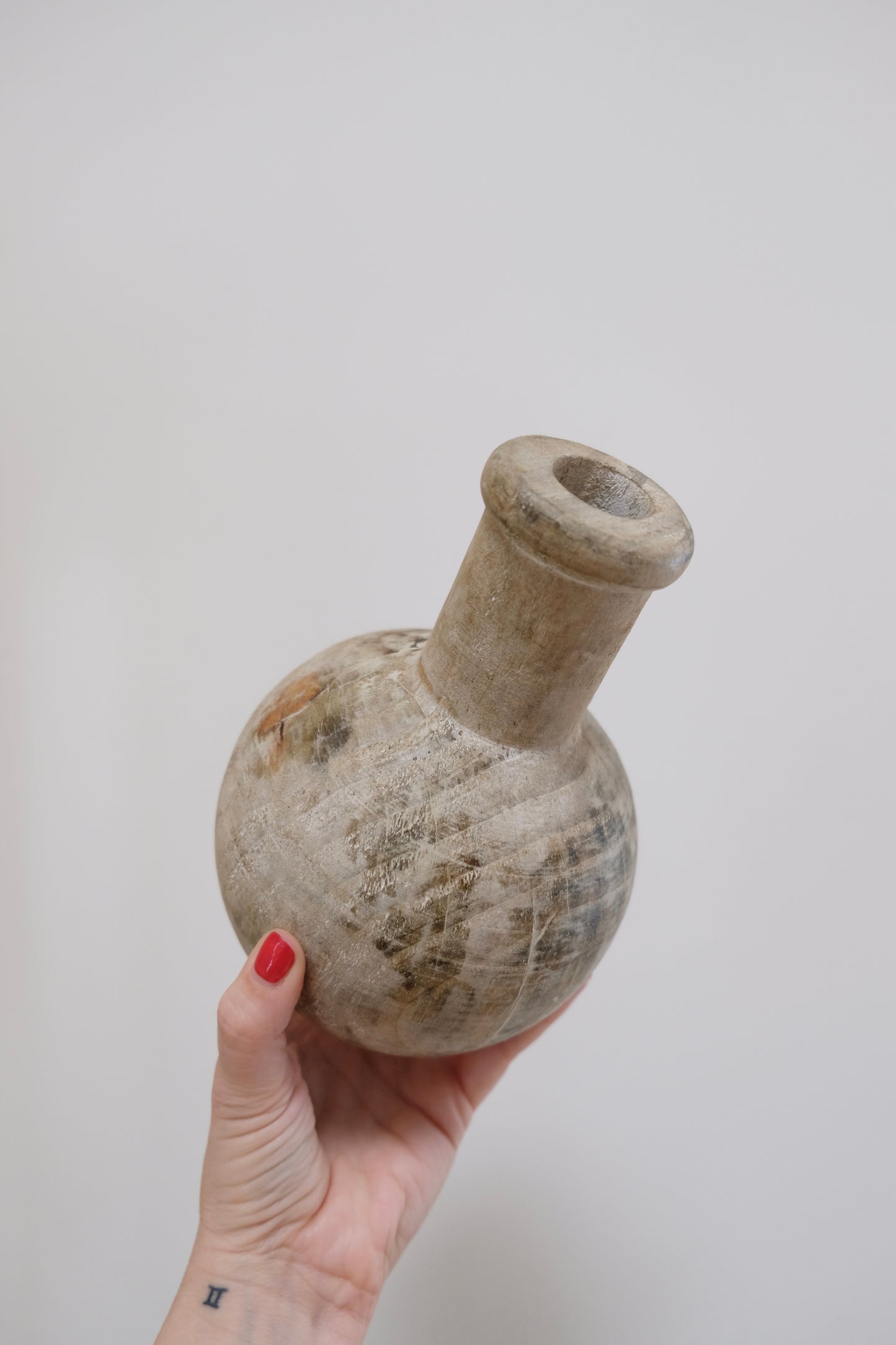 Wooden Rustic Bud Vase