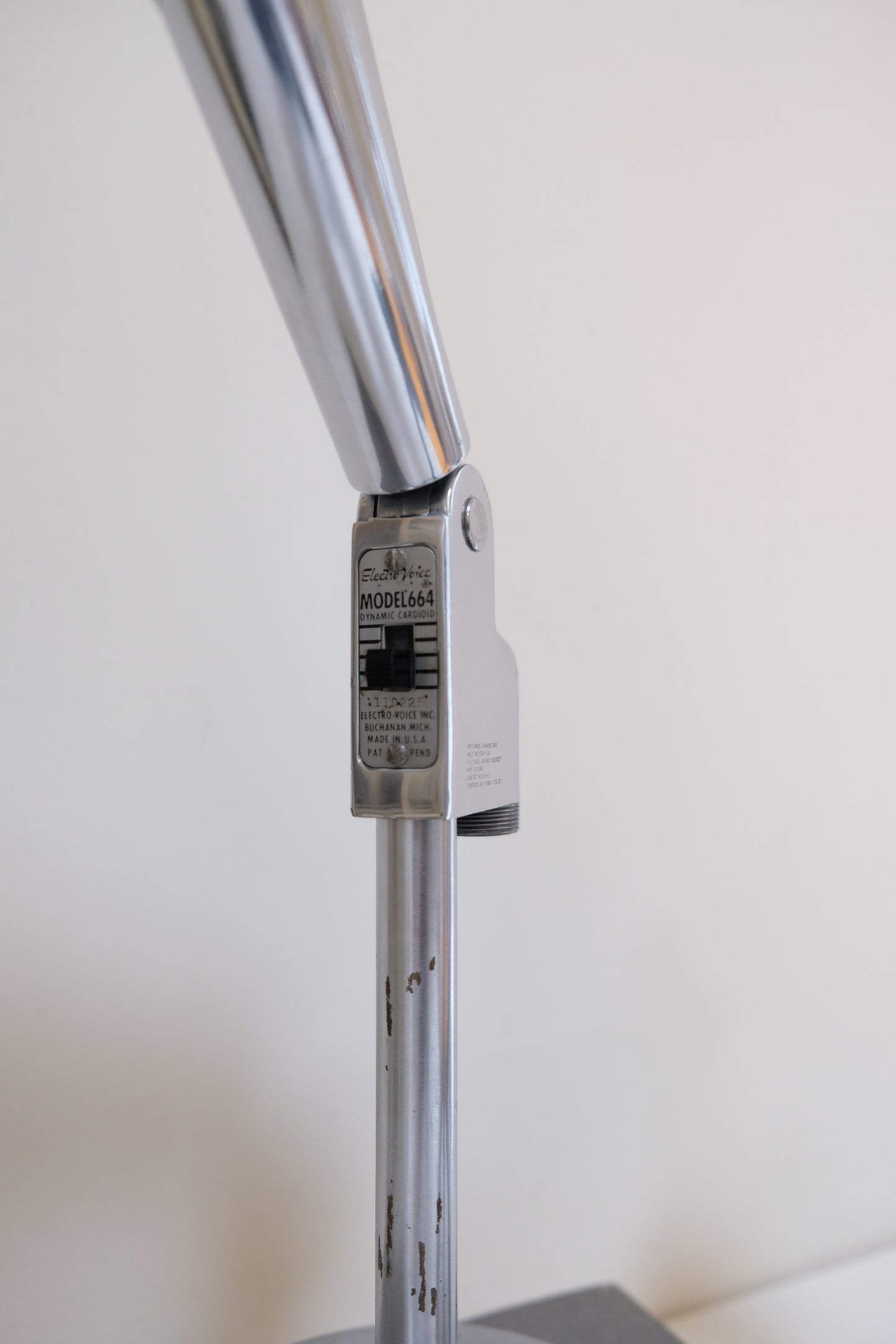 Vintage 1950s Electro Voice Microphone, Model 664