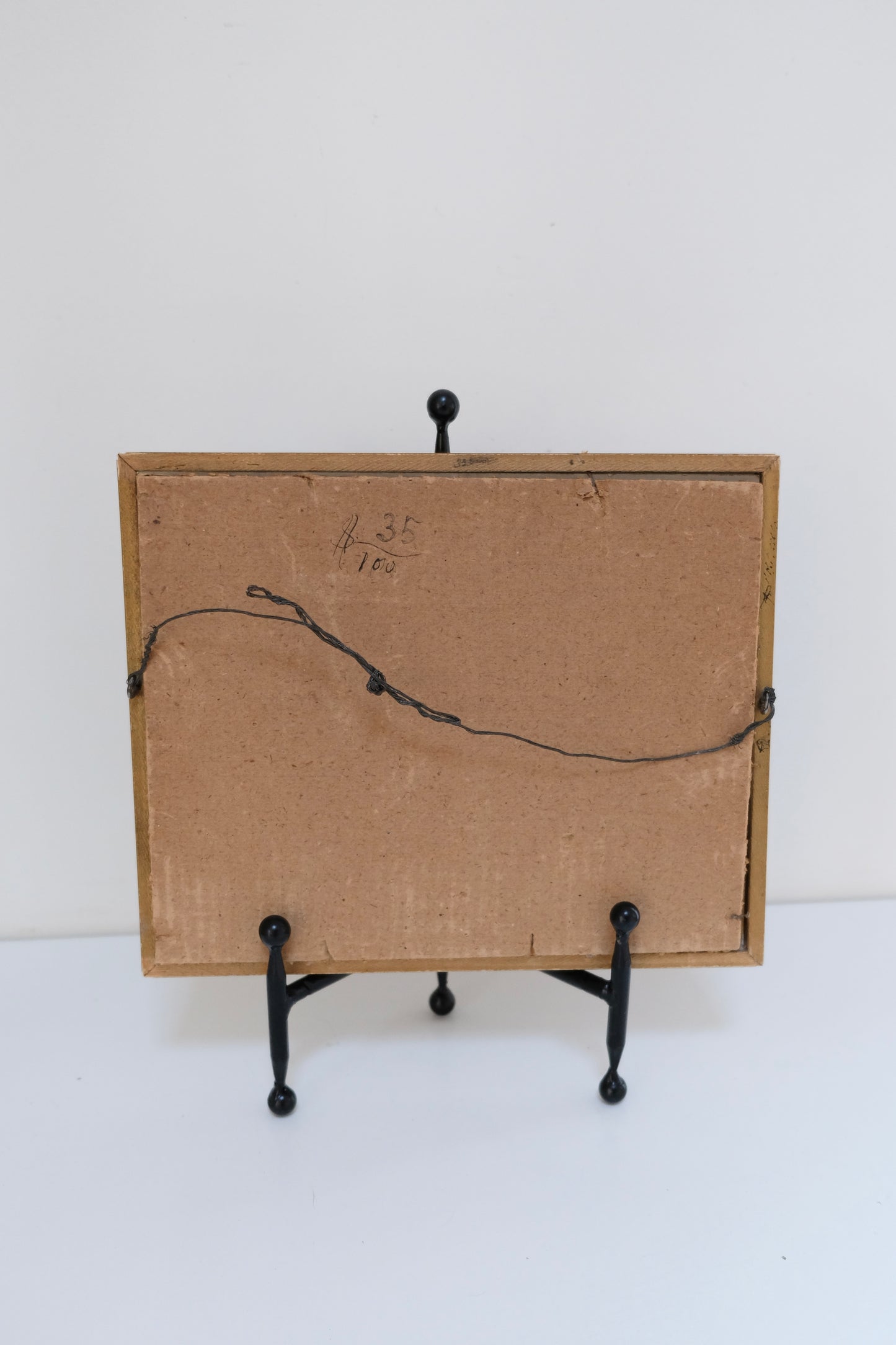 Small Vintage Painting of a Pup