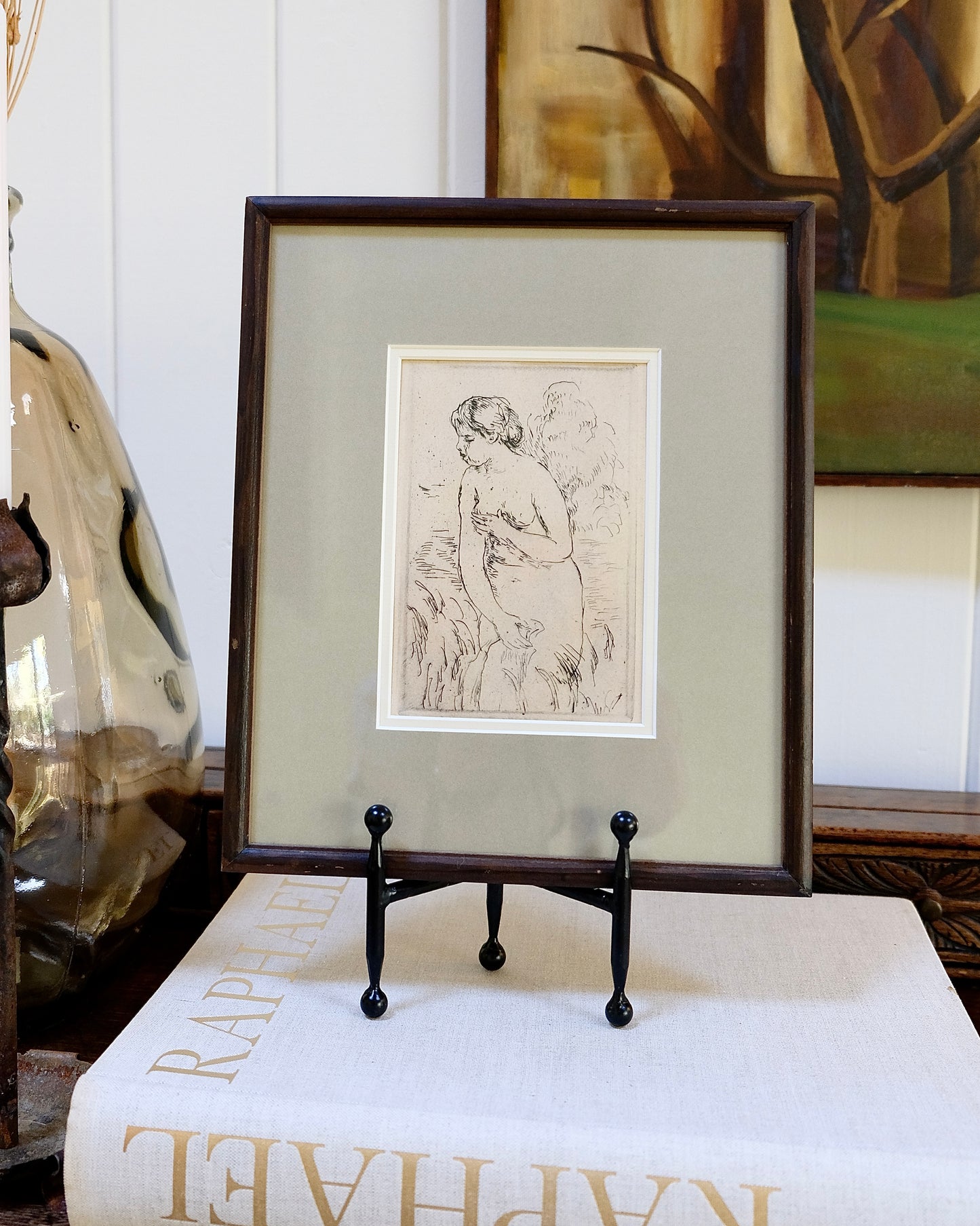 Pierre-Auguste Renoir “The Bather” (Baigneuse) Re-Strike Etching