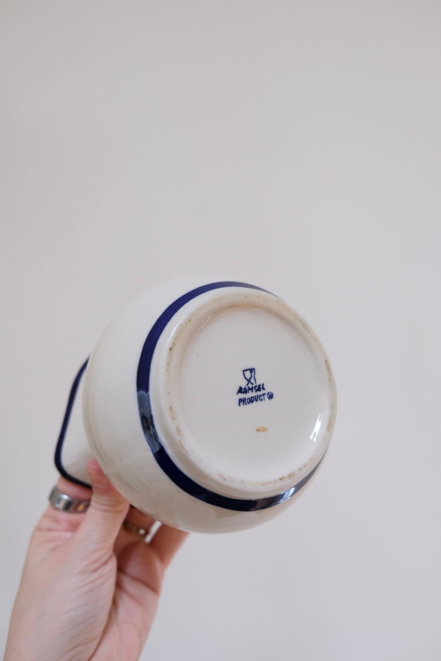 Vintage Ramsel Milch Stoneware Pitcher