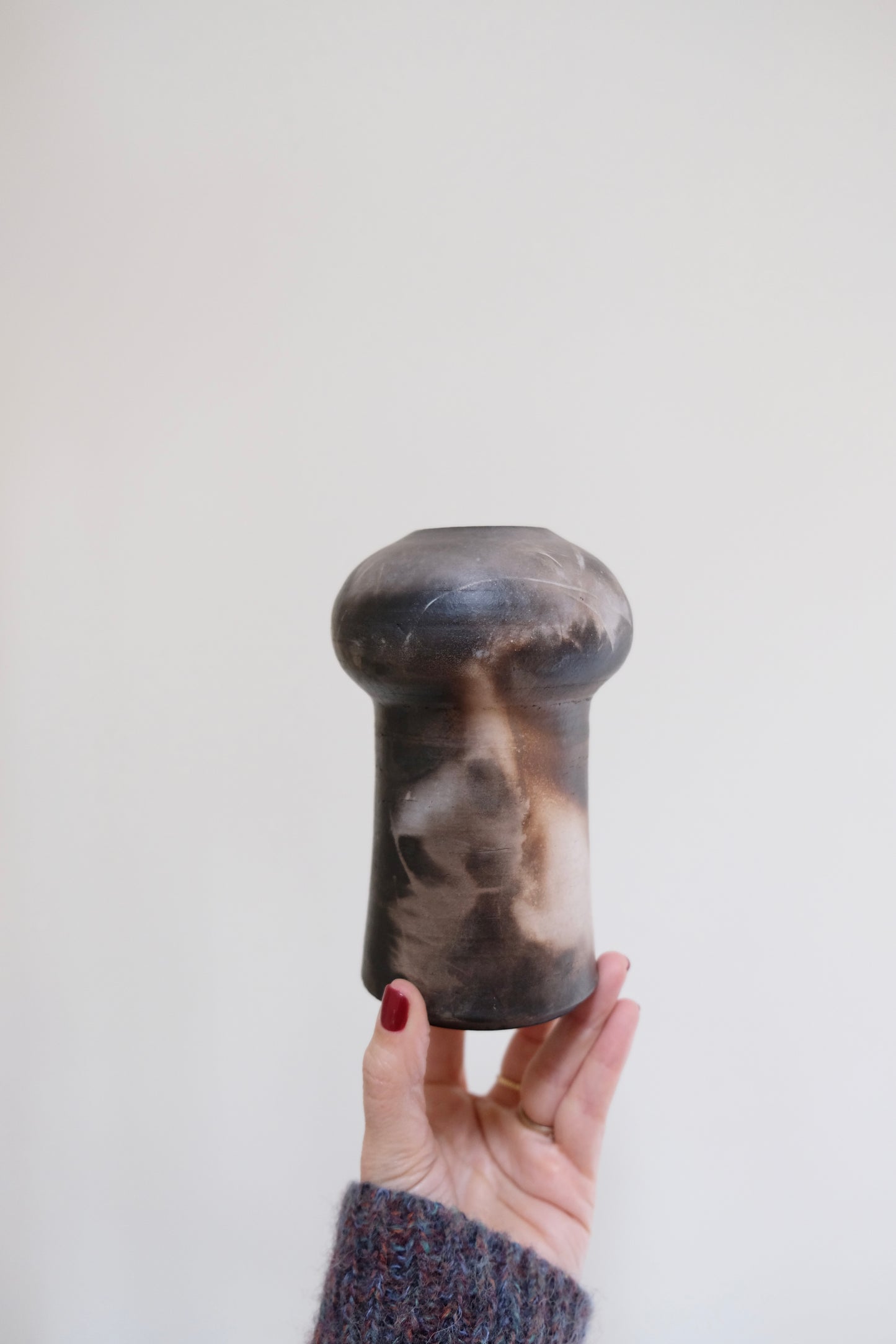 Moody Wood-Fired Ceramic Vase