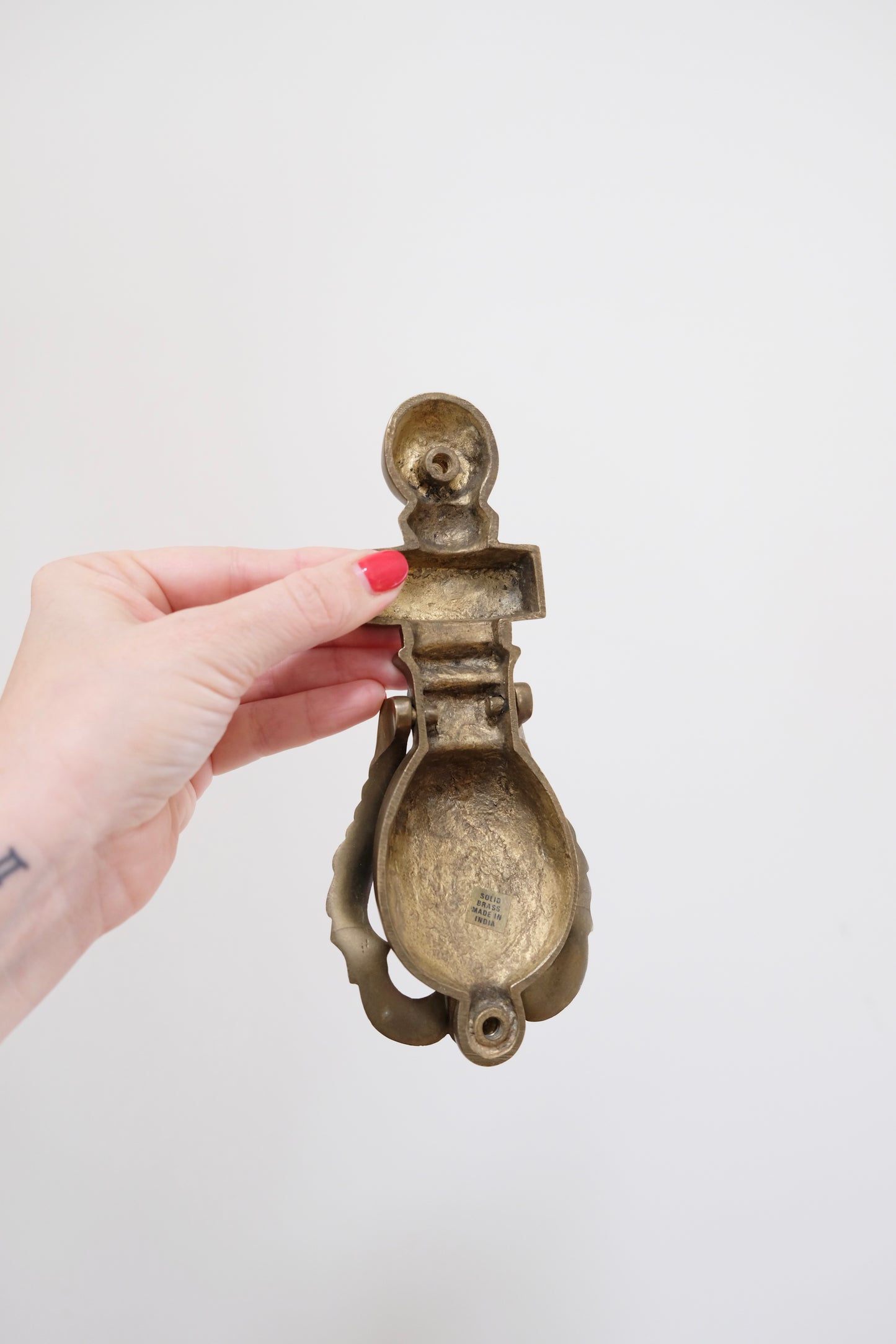 Art Deco Brass Seashell Door Knocker
