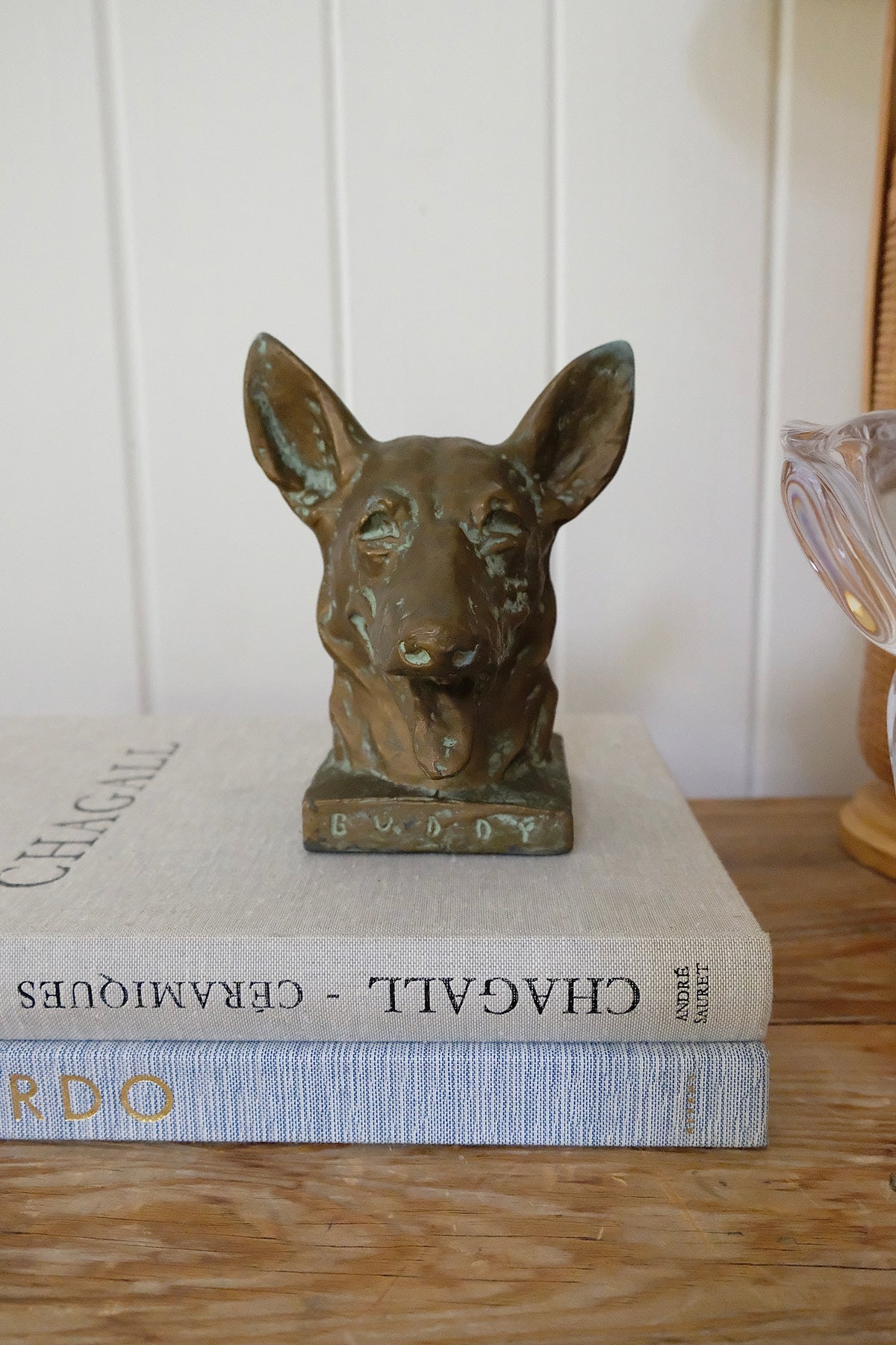 Pair of Vintage “Buddy” Seeing Eye Dog Bookends