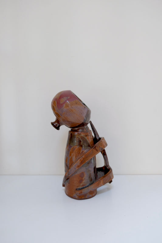 Abstract Vintage Studio Pottery Sculptural Vessel