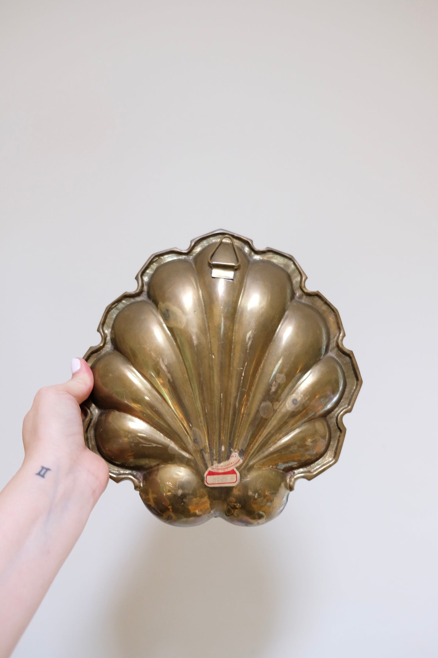 Brass Shell Wall Sconce