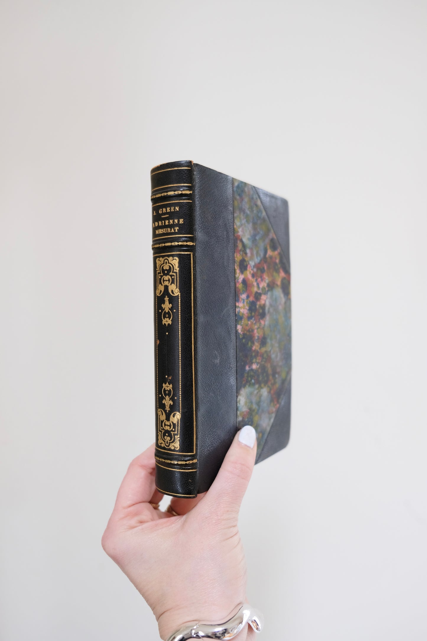Set of Dark Blue Antique Books
