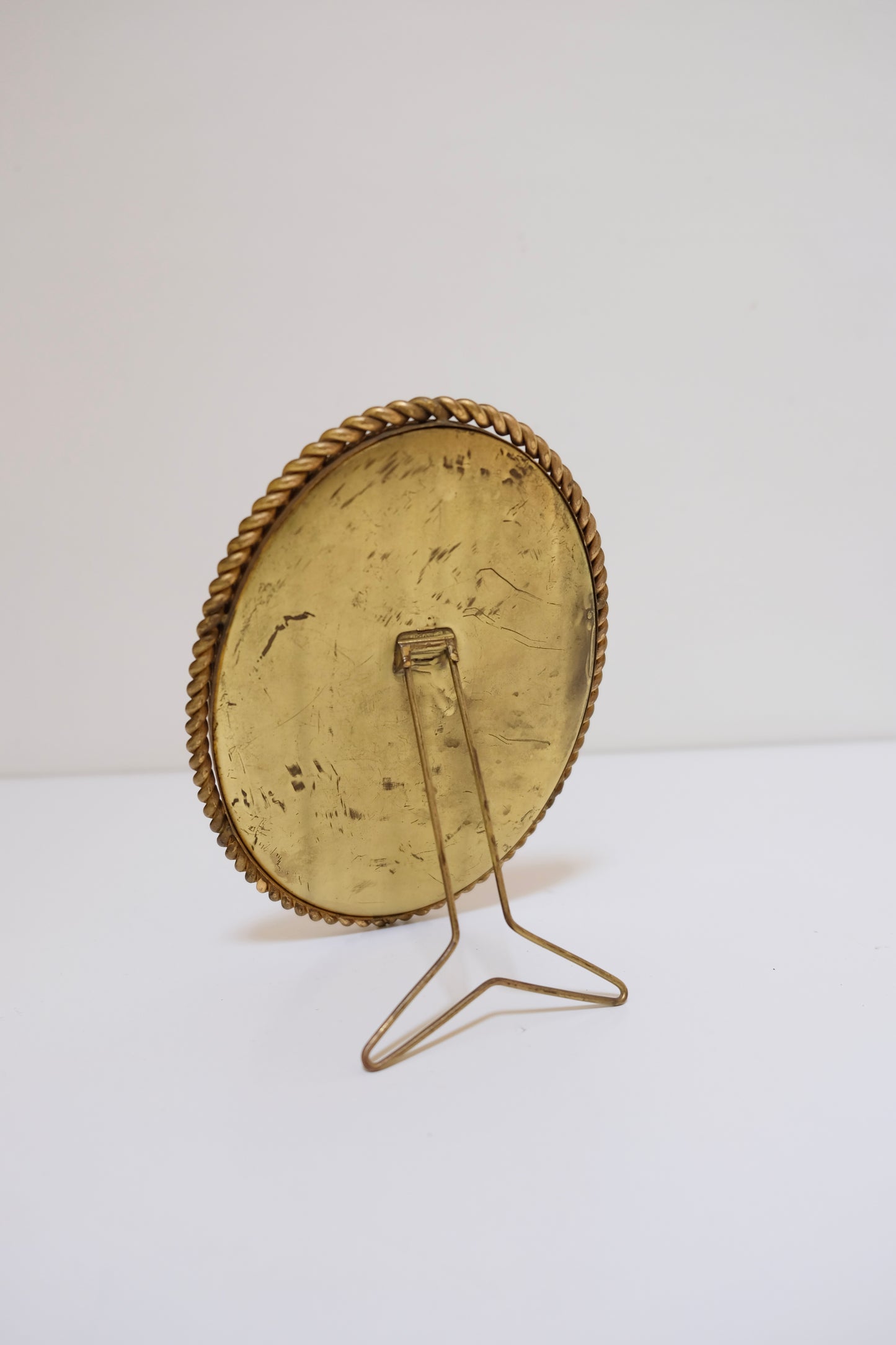 Brass Oval Picture Frame
