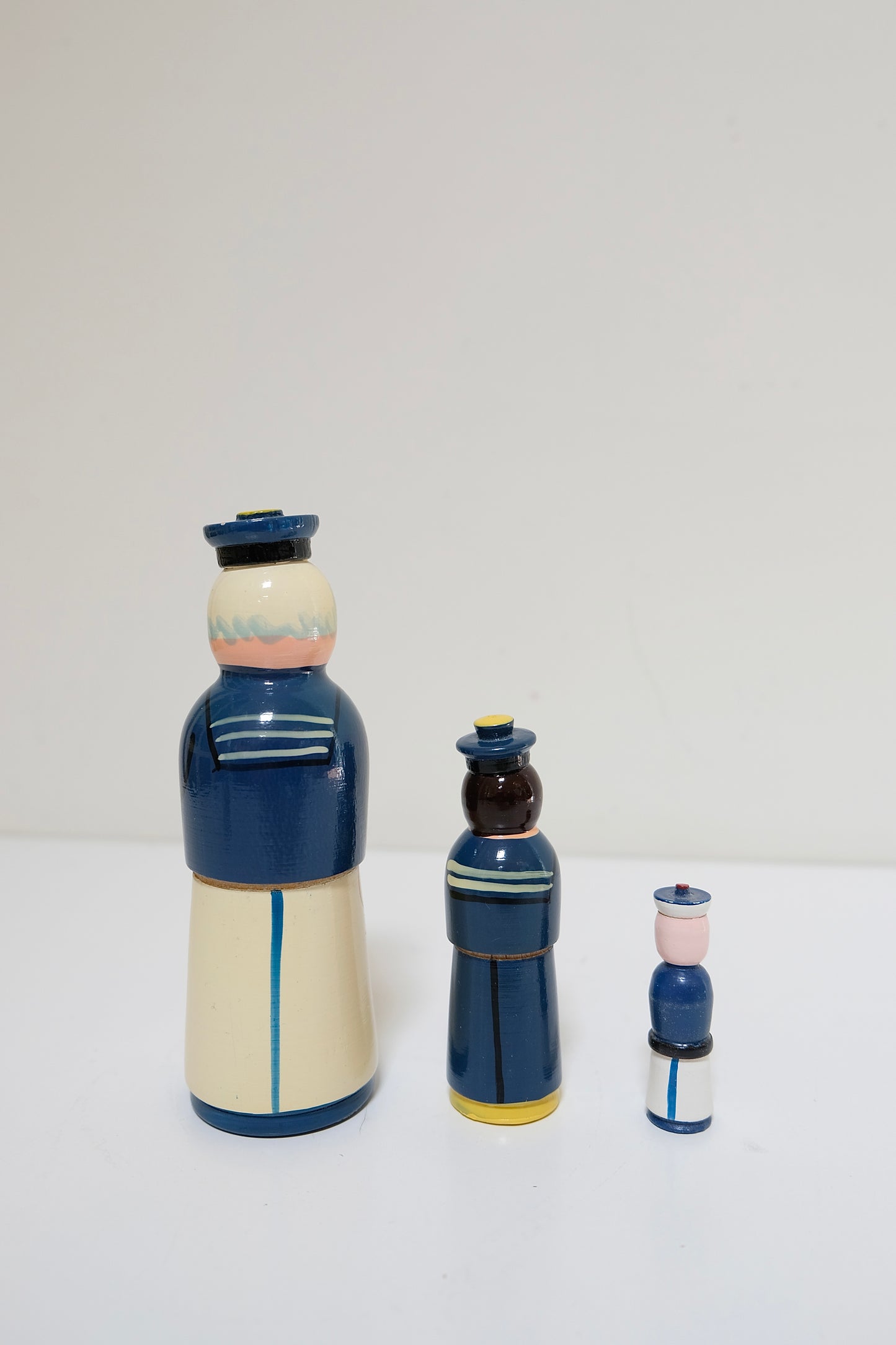 Vintage Nautical Nesting Dolls