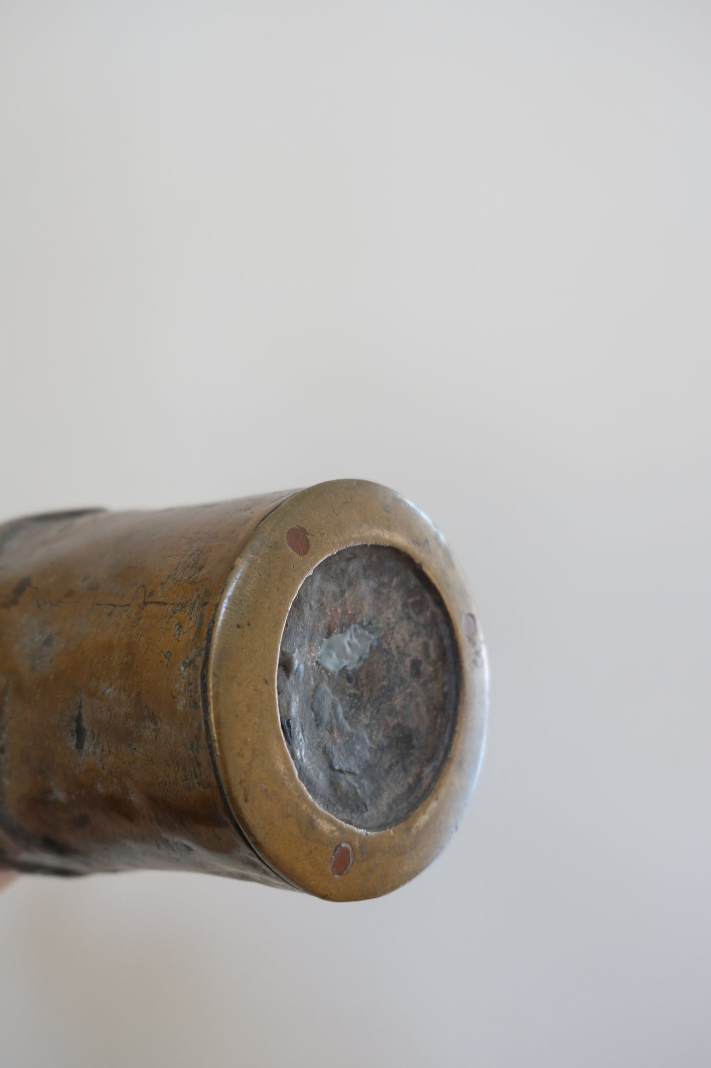 Antique Primitive Hand-Forged Turkish Copper Watering Can