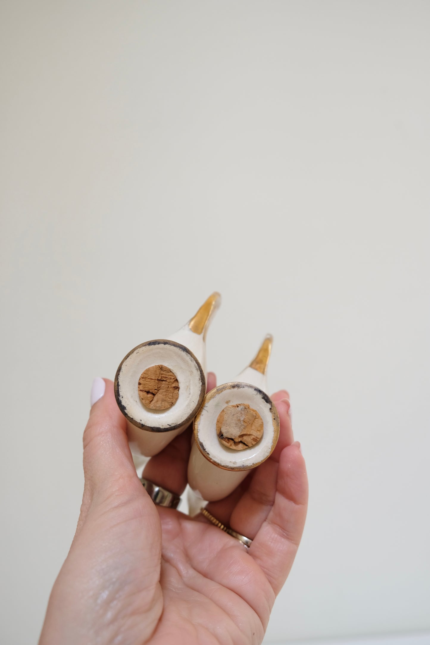 Vintage Ceramic Dove Salt & Pepper Shakers