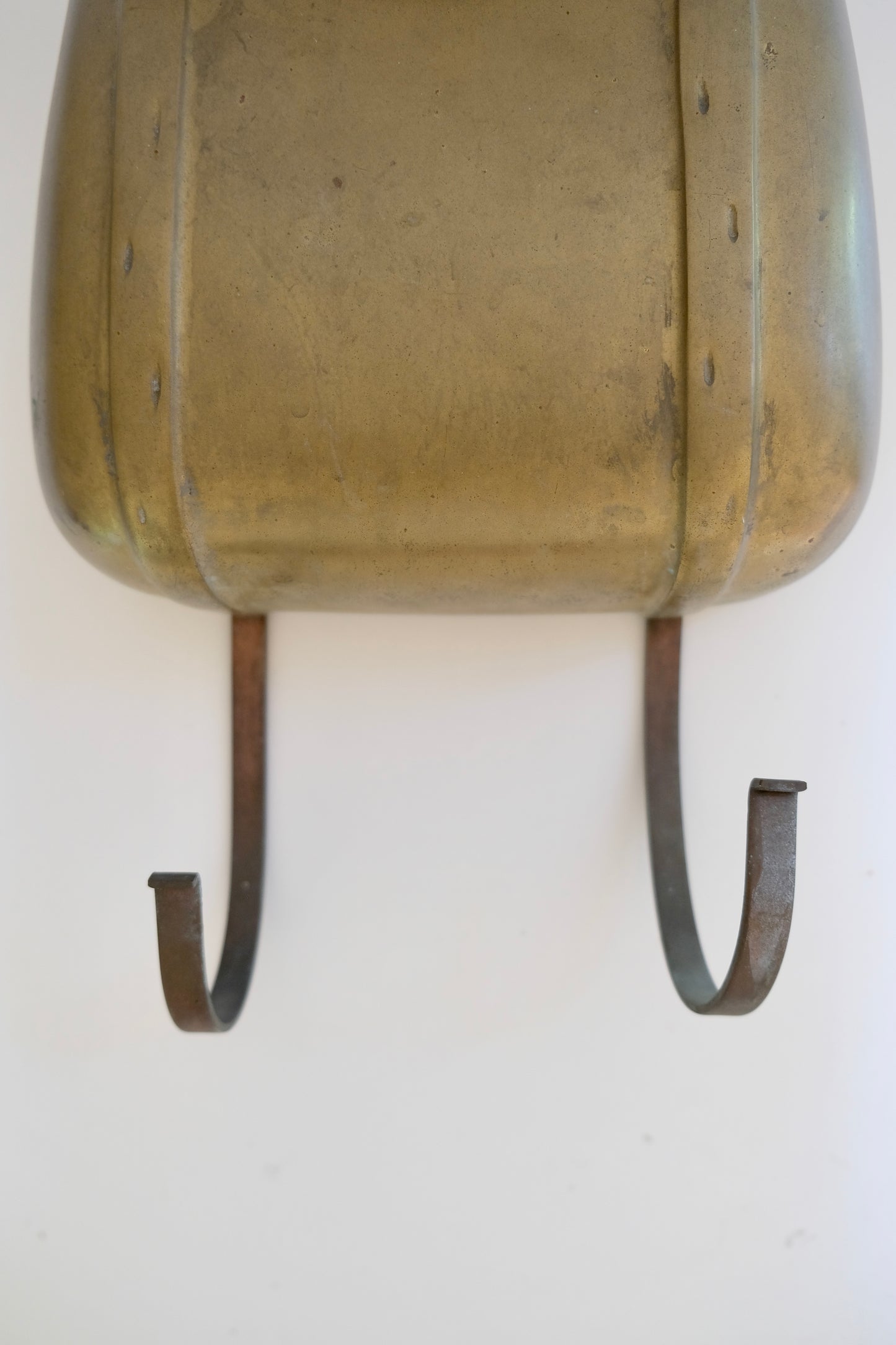 Vintage Solid Brass Saddle Bag Mailbox – 15” x 10” x 4.5”