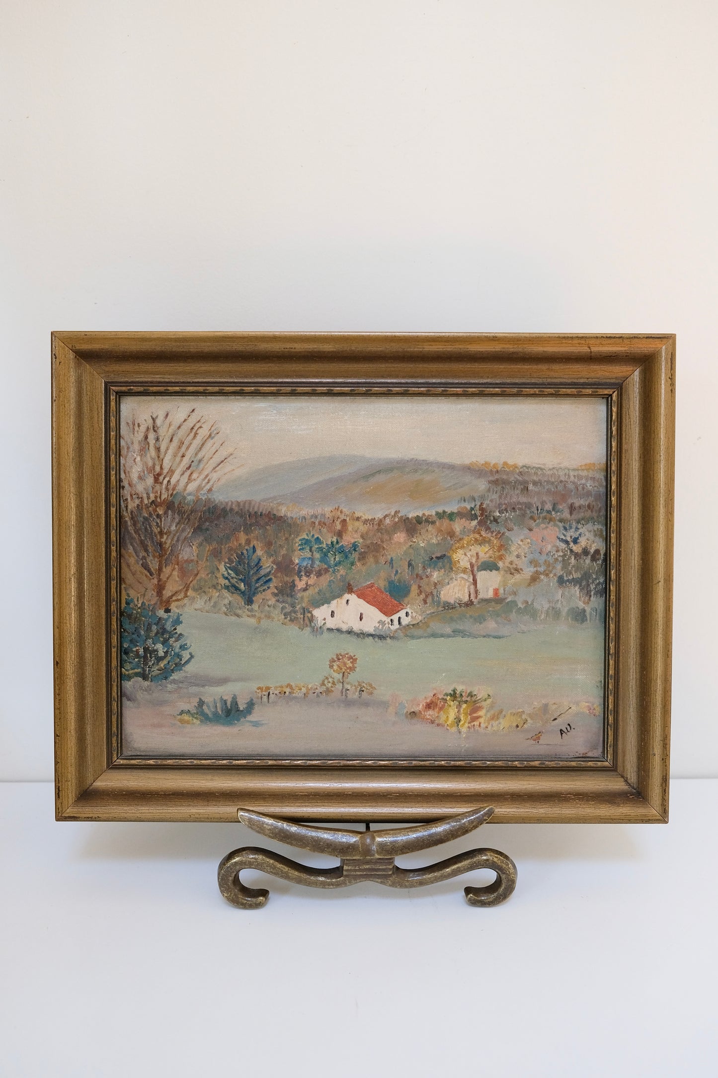 Vintage Red Roofs Landscape