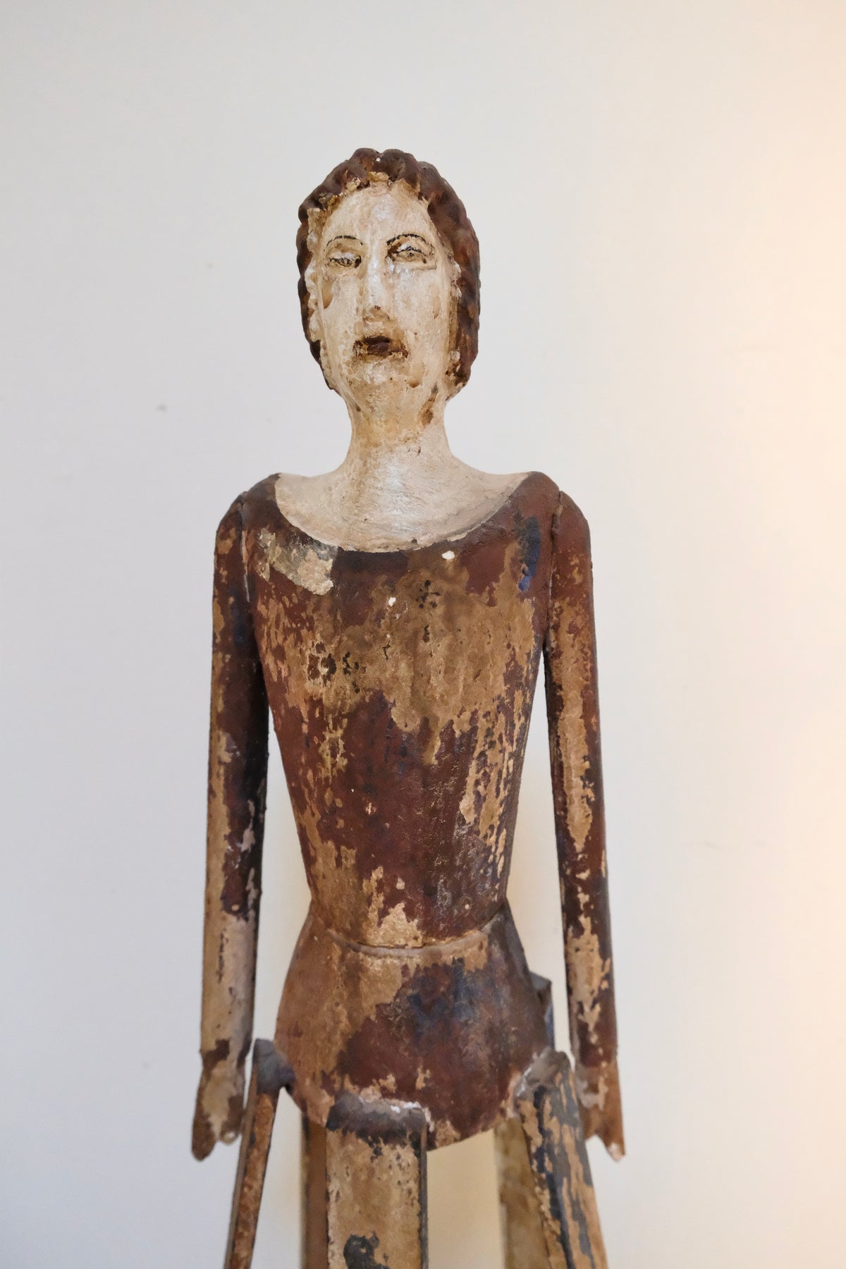 Antique Santos-Style Cage Doll