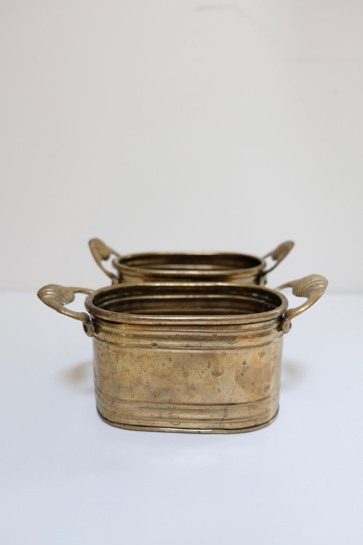 Vintage Brass Shell Planters (Sold Separately)