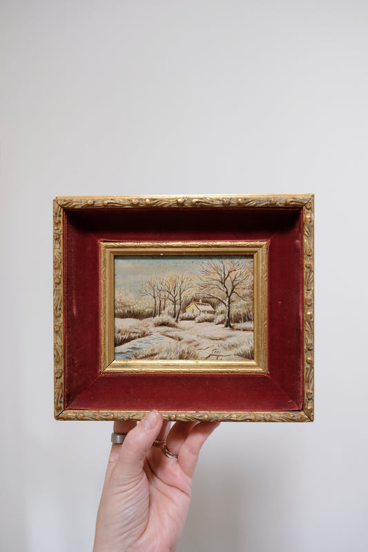 Small Vintage Framed Painting