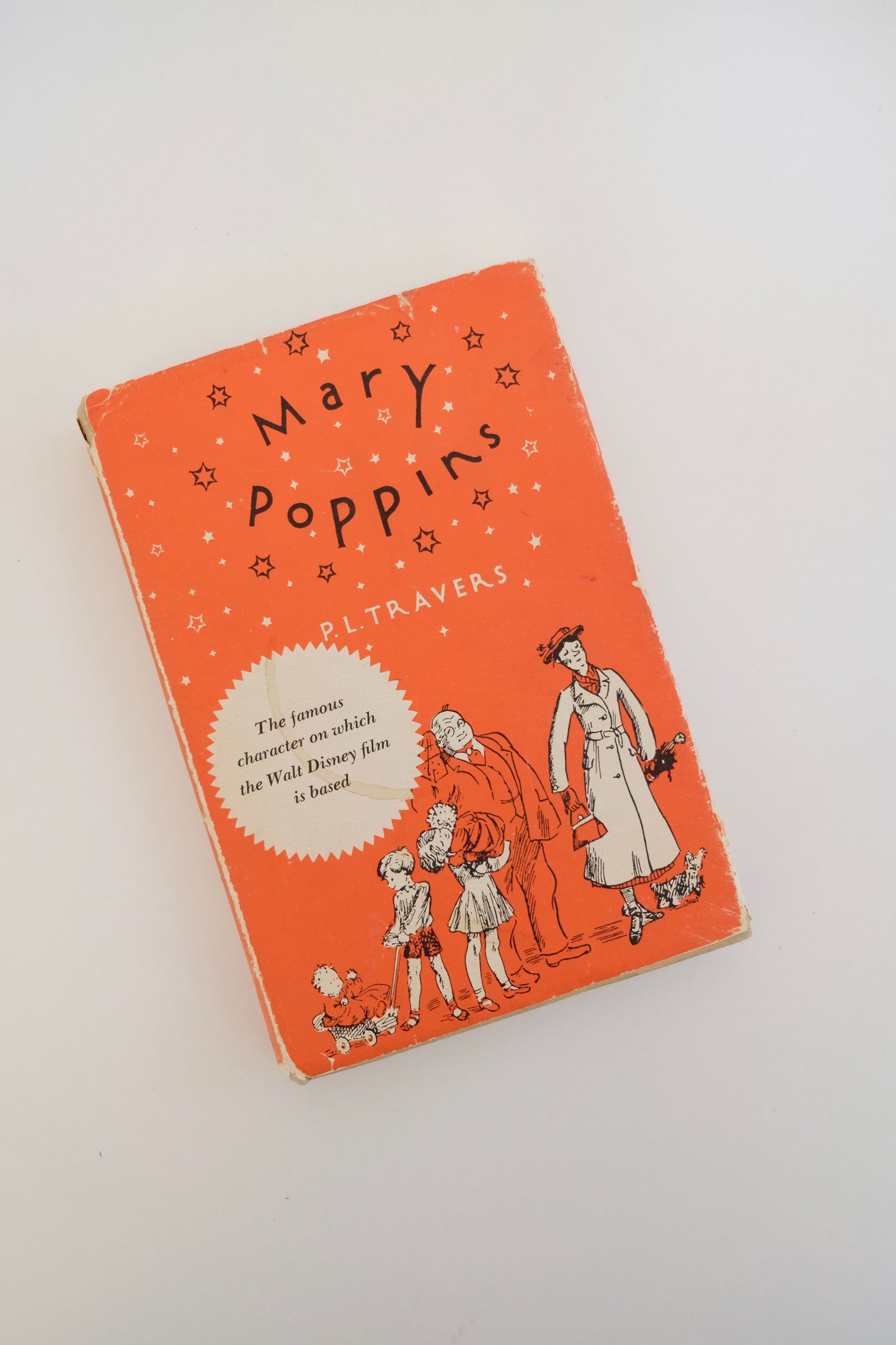 Vintage Mary Poppins by P.L. Travers, 1964 Disney Movie Tie-In Printing with Dust Jacket