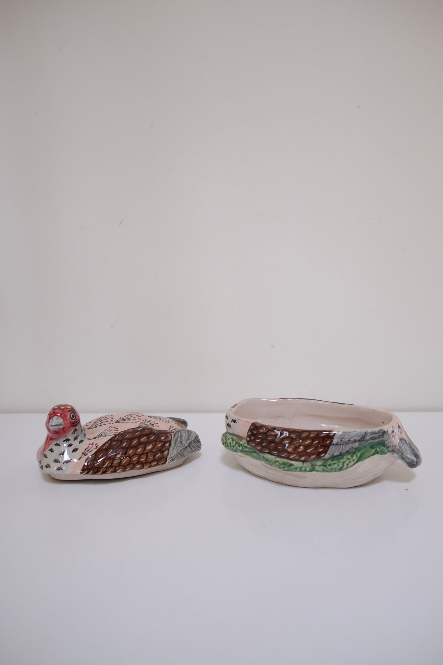 Vintage Italian Partridge Tureen by Ferlaro