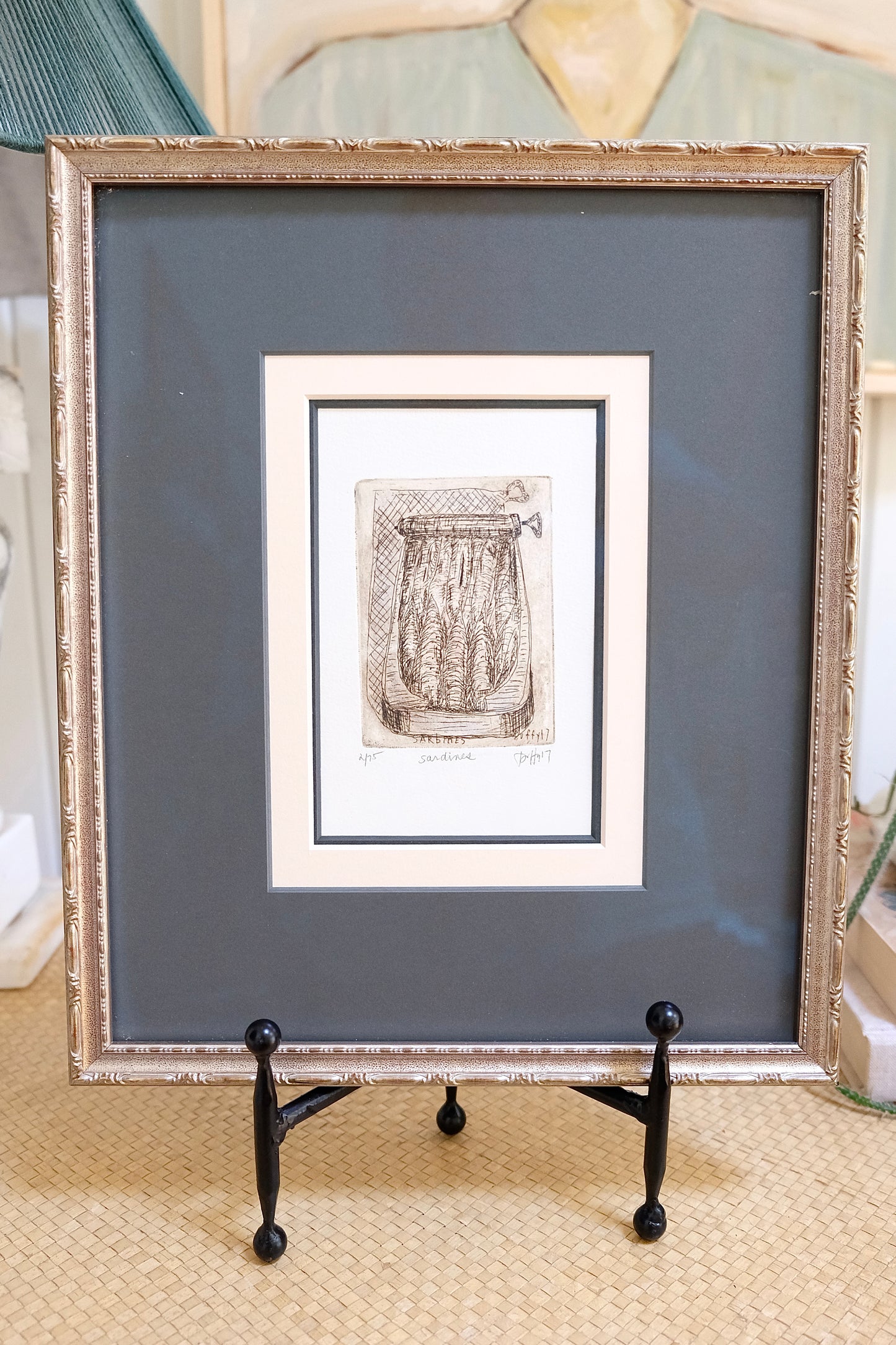 Stephen Francis Duffy Signed & Numbered “Sardines” Etching