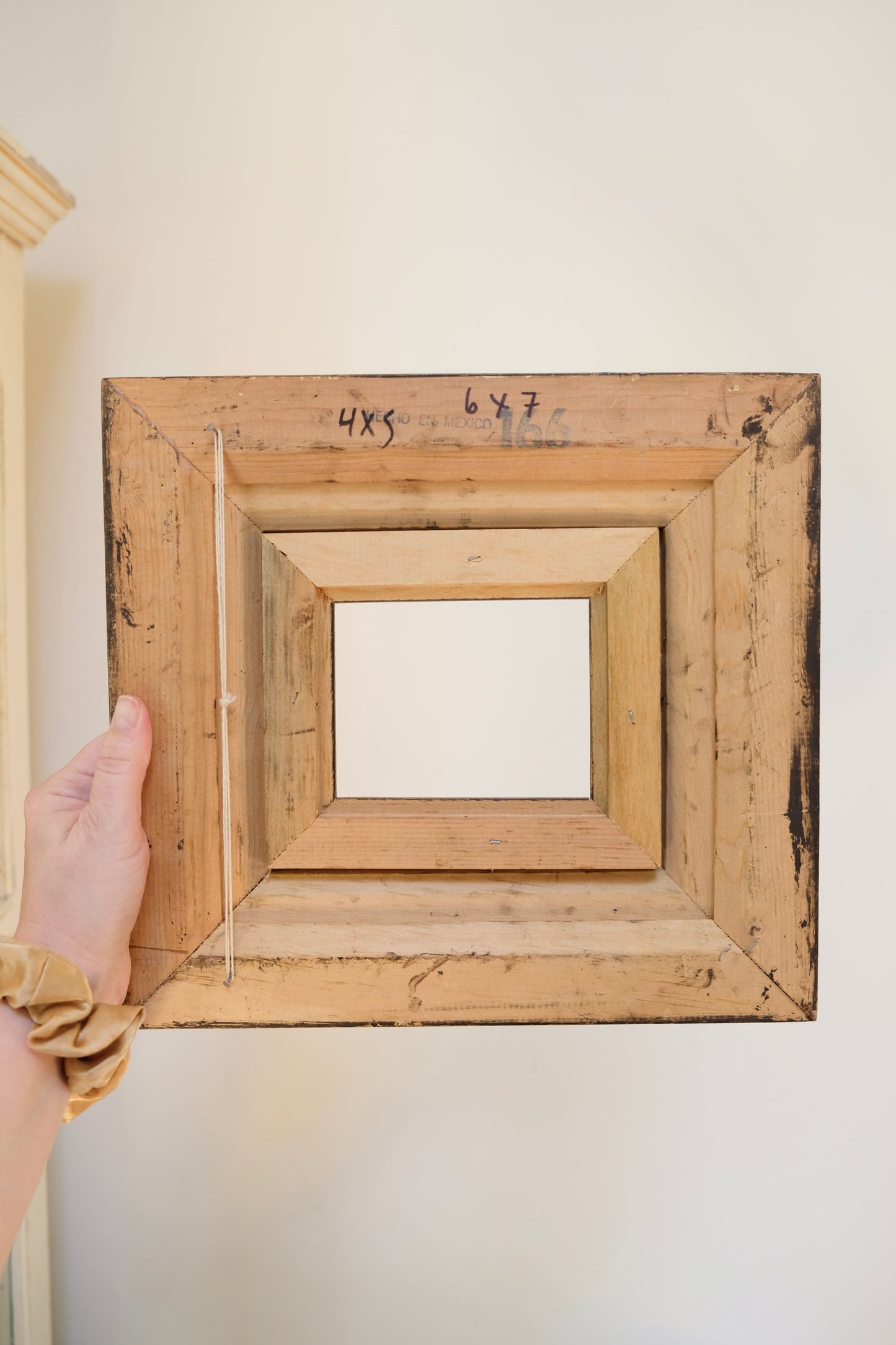 Gilt Wood Frame with Linen Liner