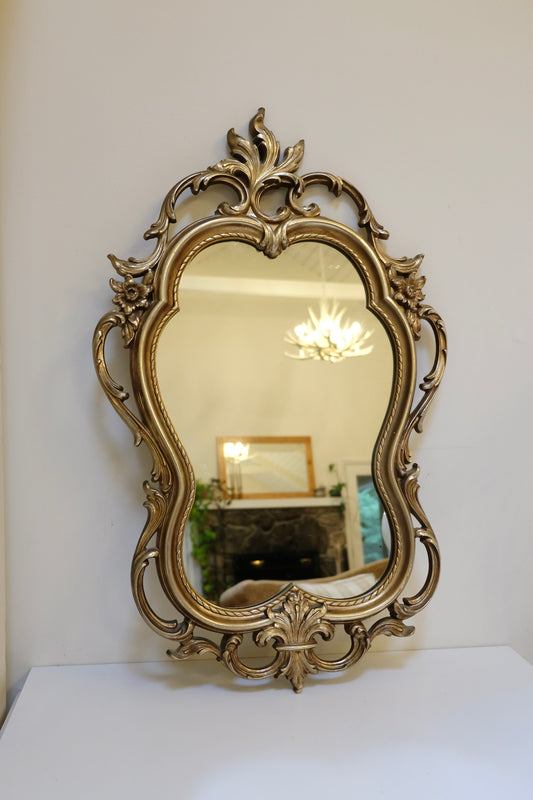 Vintage Syroco Rococo Wall Mirror – 30”