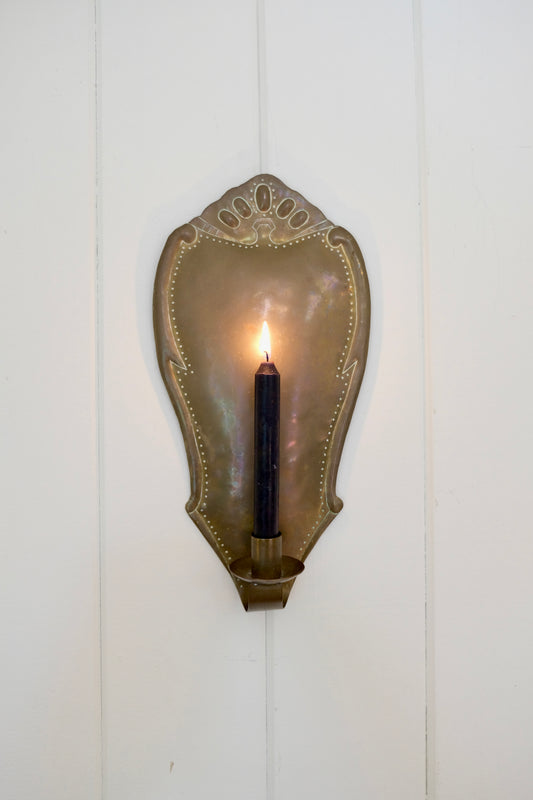 Pair of Brass Sconces