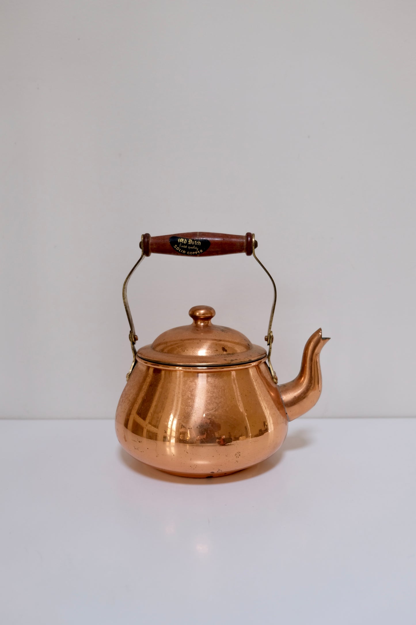 Old Dutch Copper Kettle, Made in Portugal — 7.75” x 7”