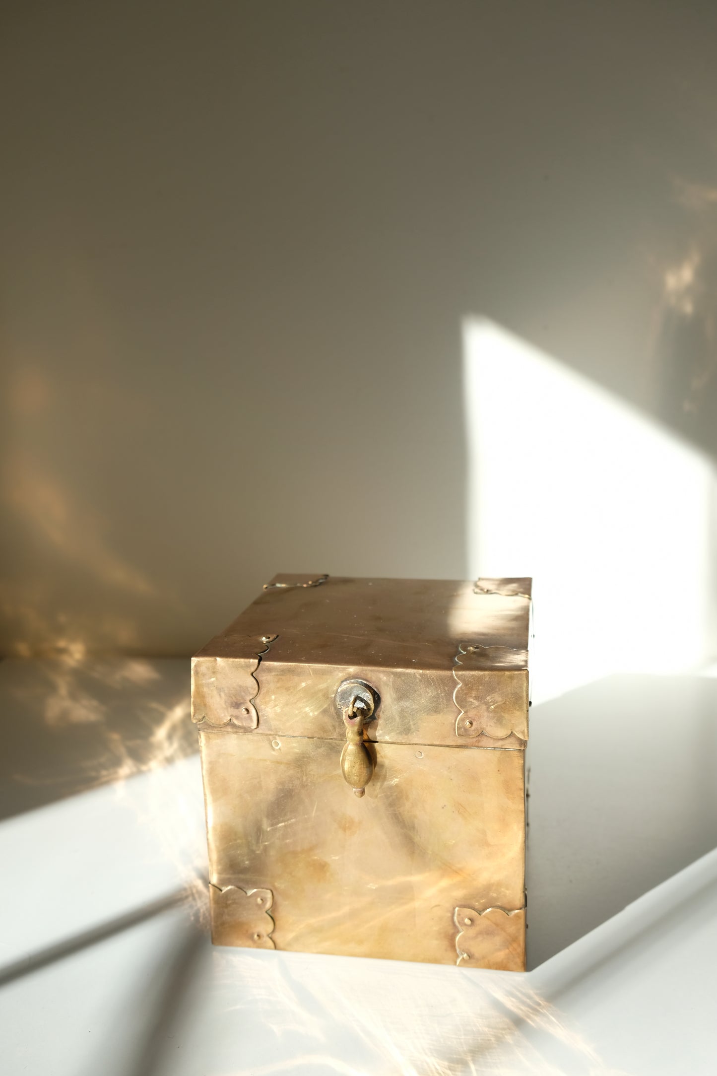 MCM Brass Cube Box