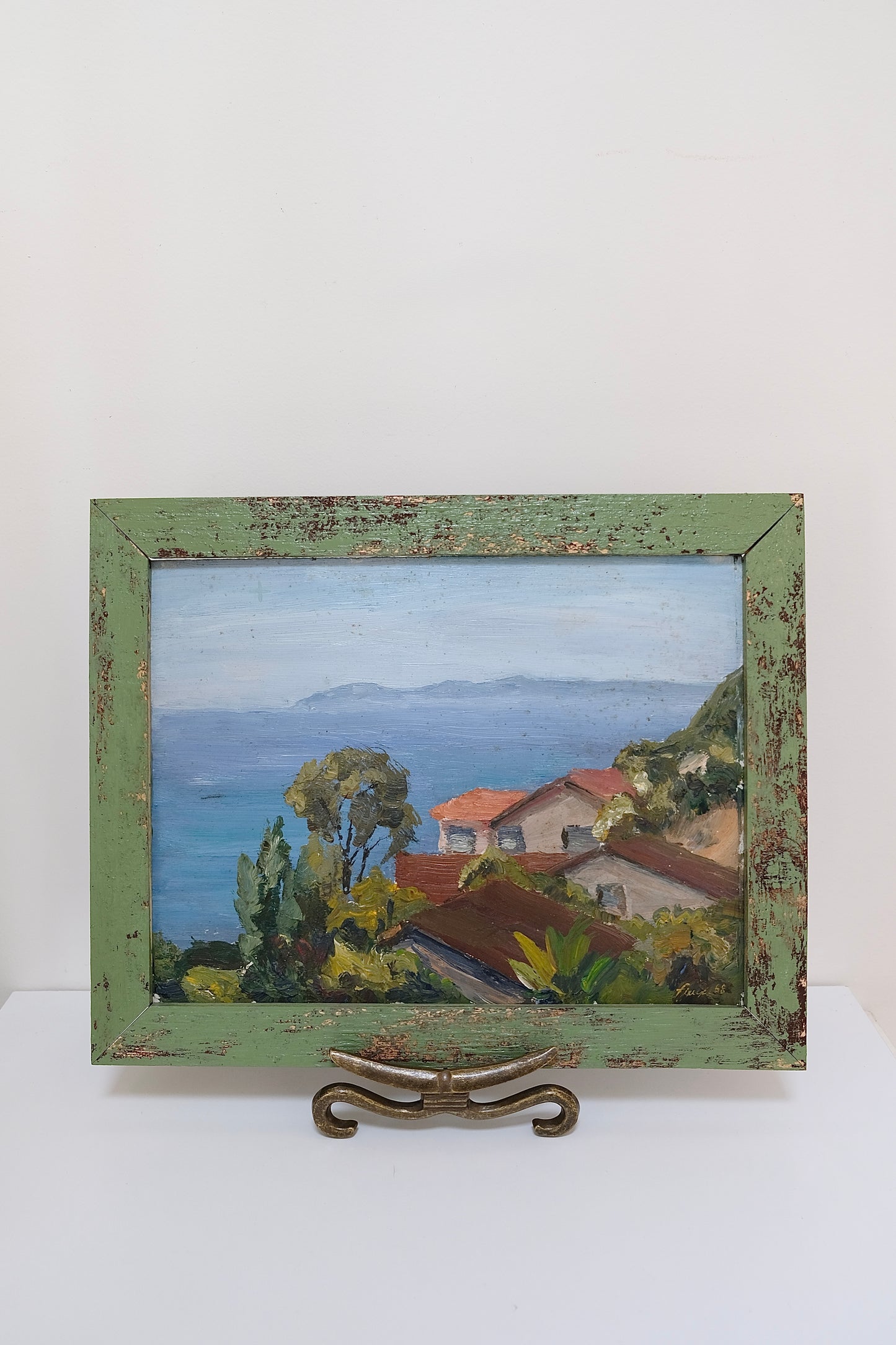 Vintage Signed California Coast Painting