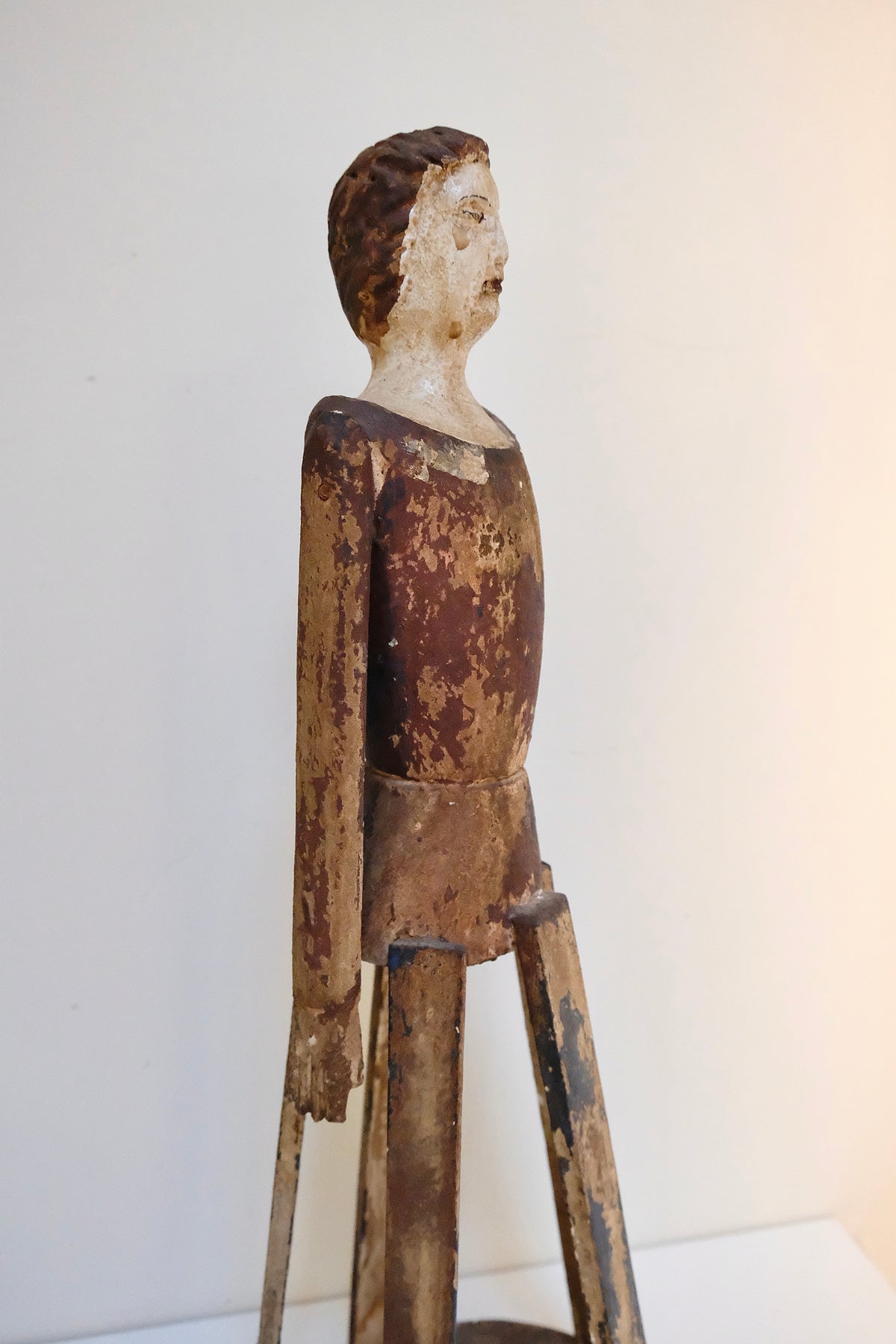 Antique Santos-Style Cage Doll