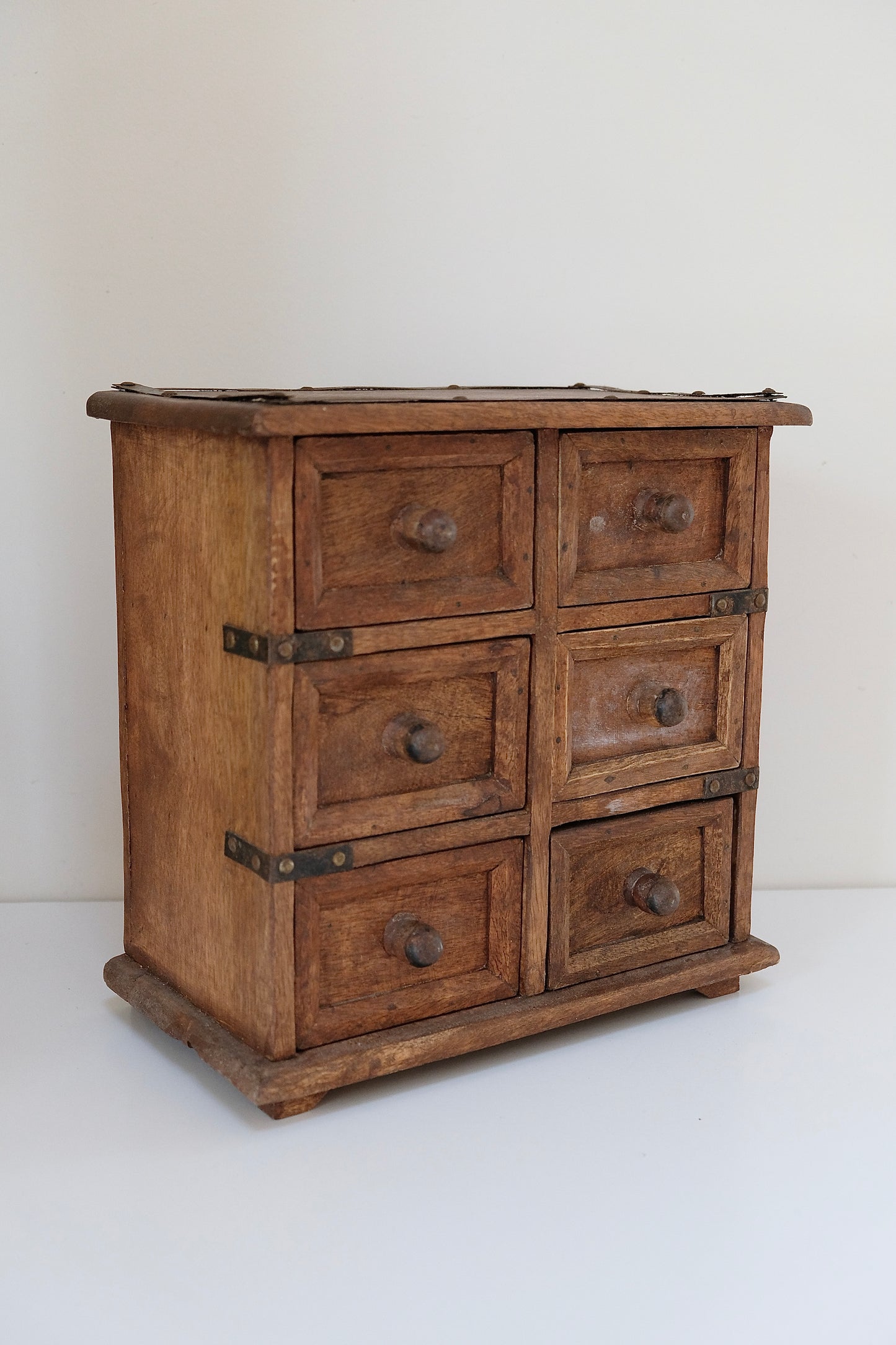 Vintage English 6-Drawer Apothecary Chest