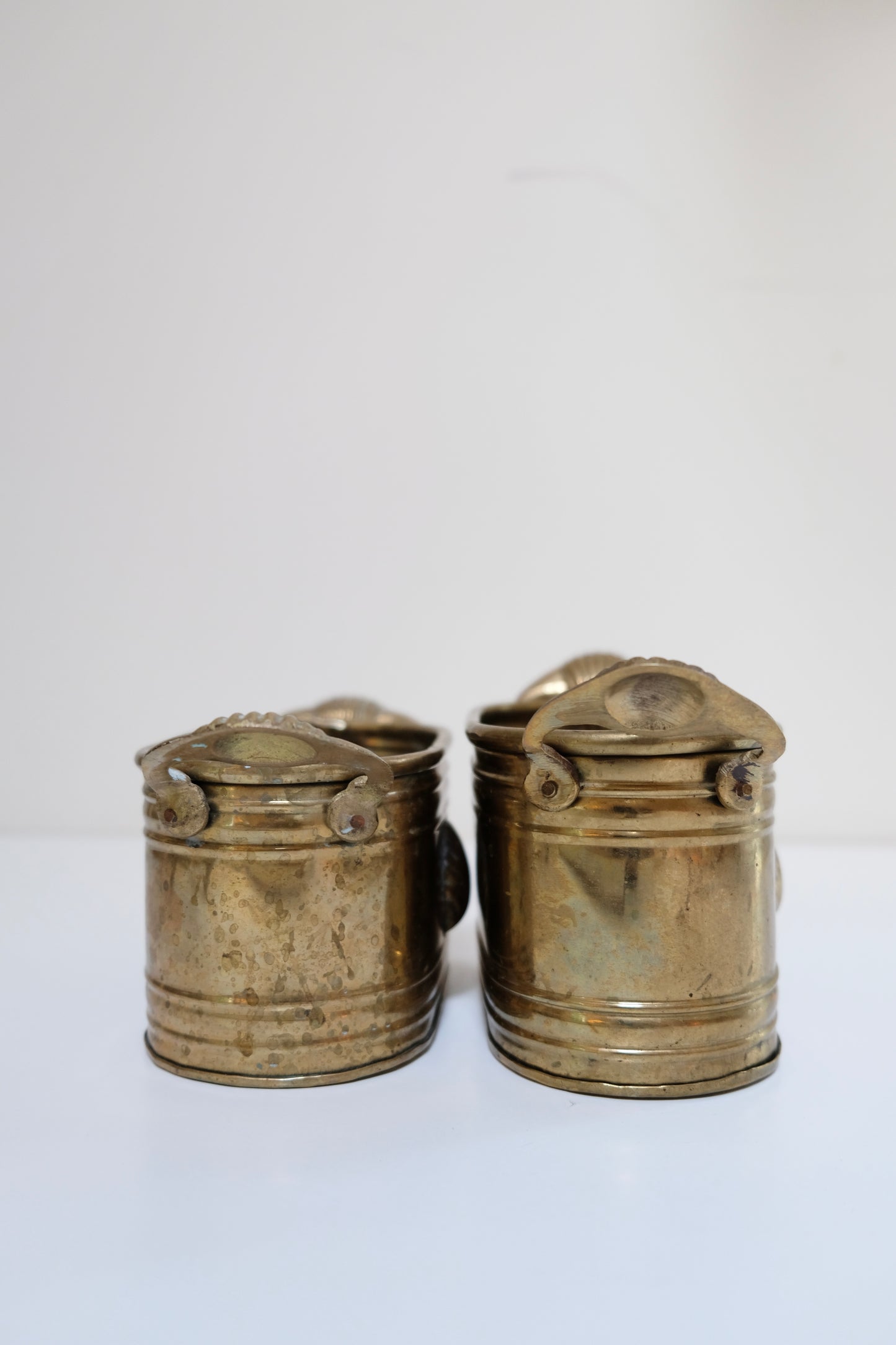 Vintage Brass Shell Planters (Sold Separately)