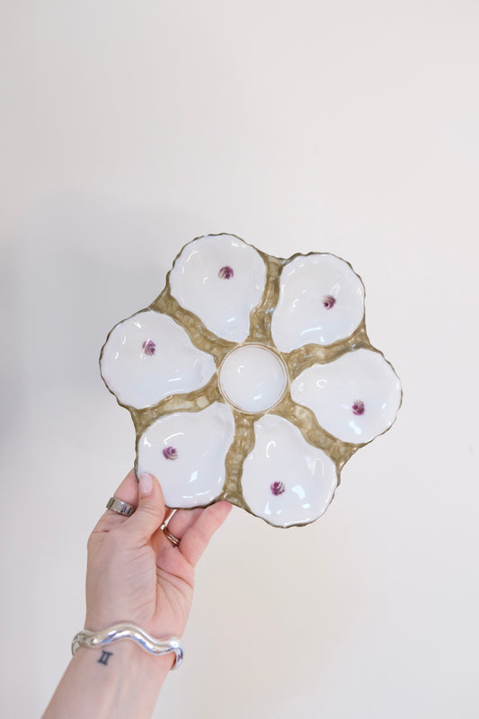 Antique Haviland Limoges Porcelain Oyster Plates