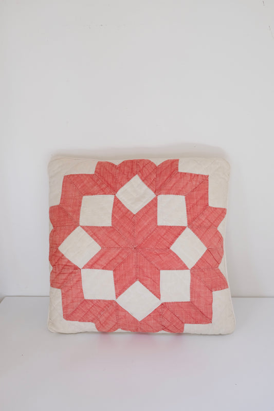Vintage Handmade Quilt Pillow