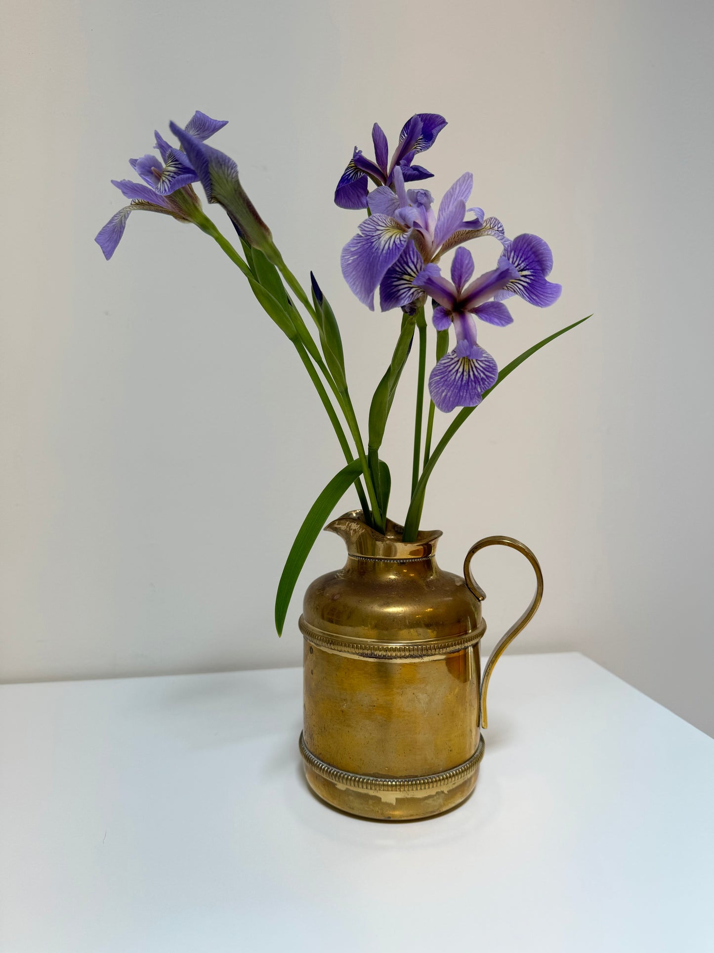 Brass and Glass Vintage Thermos