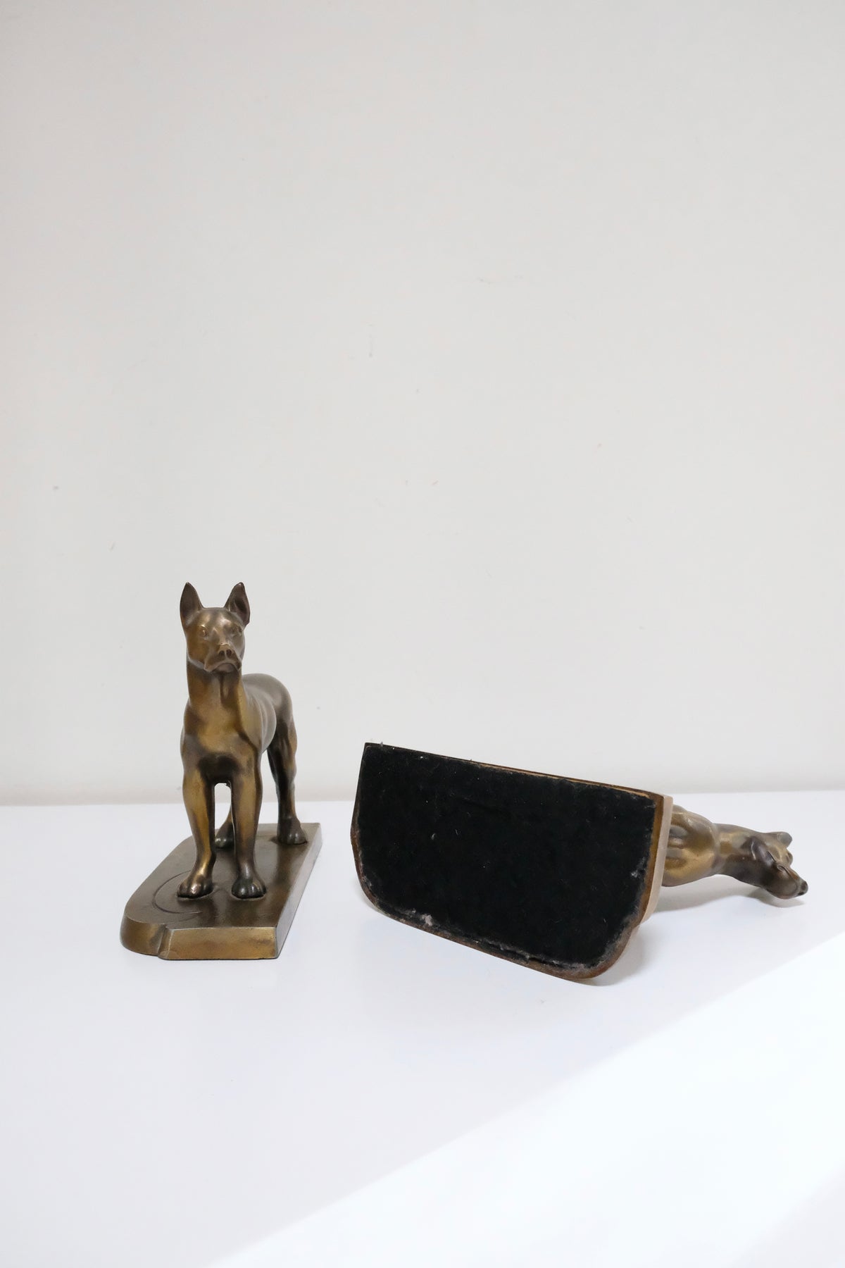 Frankart Art Deco Great Dane Bookends, c.1920s–30s