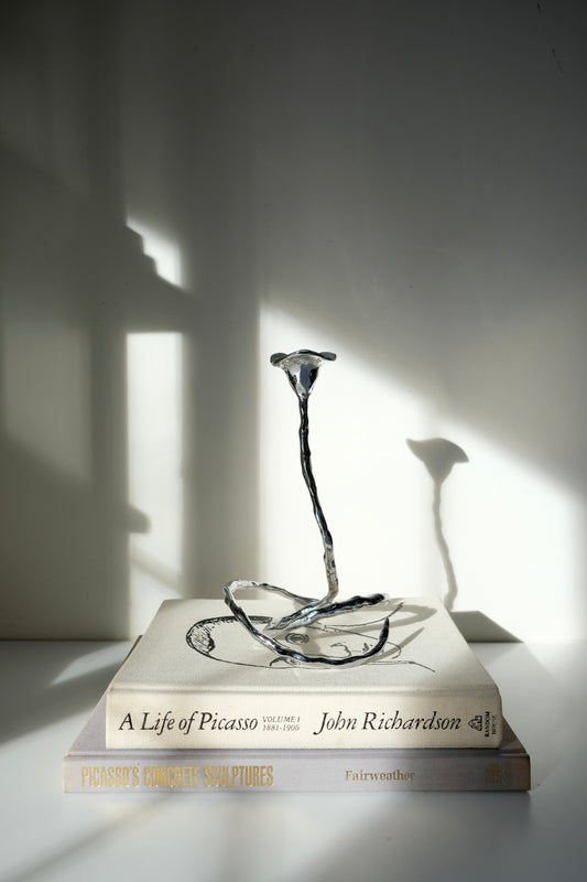 Beautiful Vintage Brutalist Mukul Goyal Candlestick