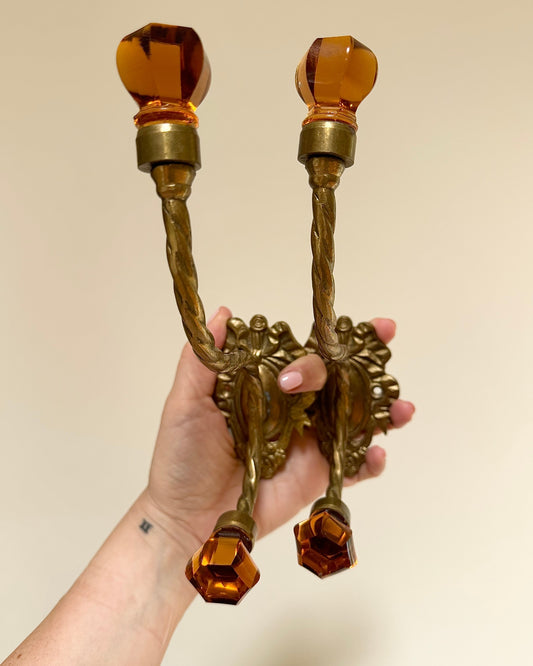 Brass Hat and Coat Hooks (2)