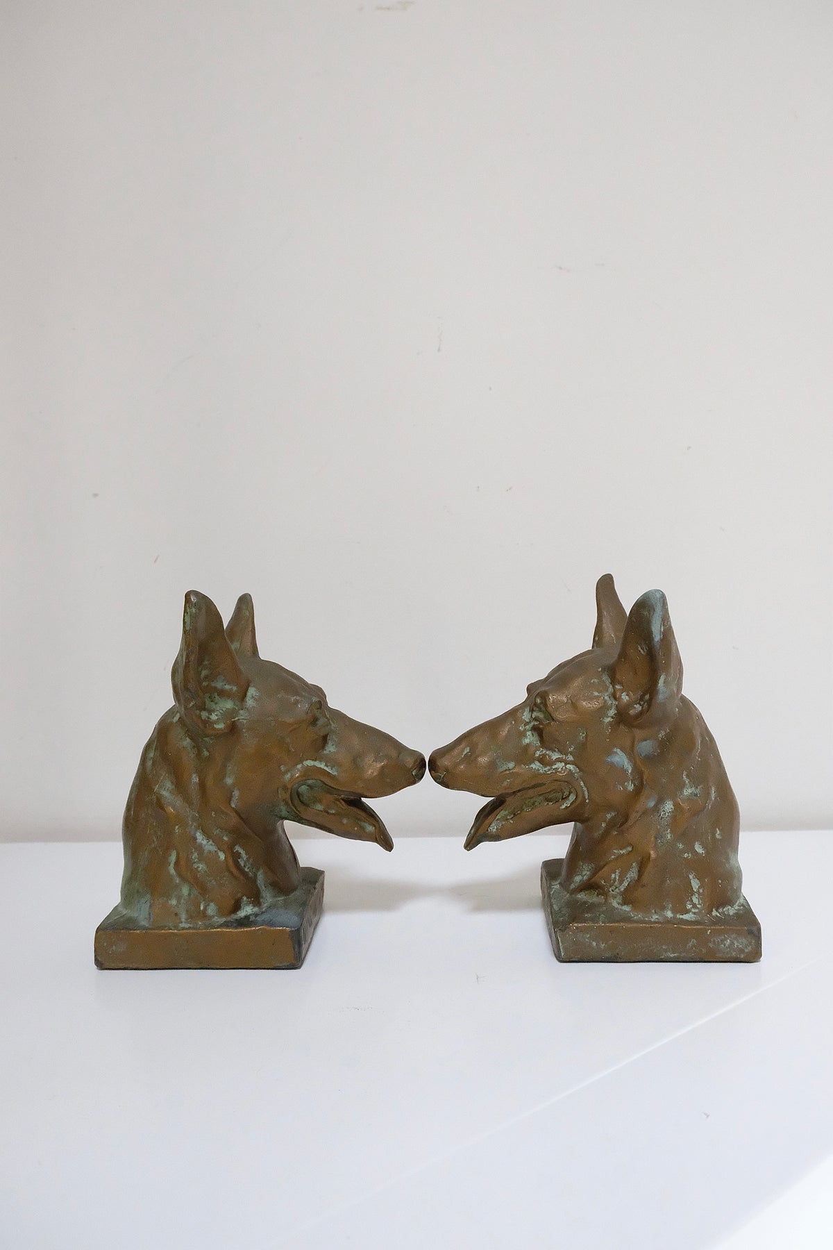 Pair of Vintage “Buddy” Seeing Eye Dog Bookends
