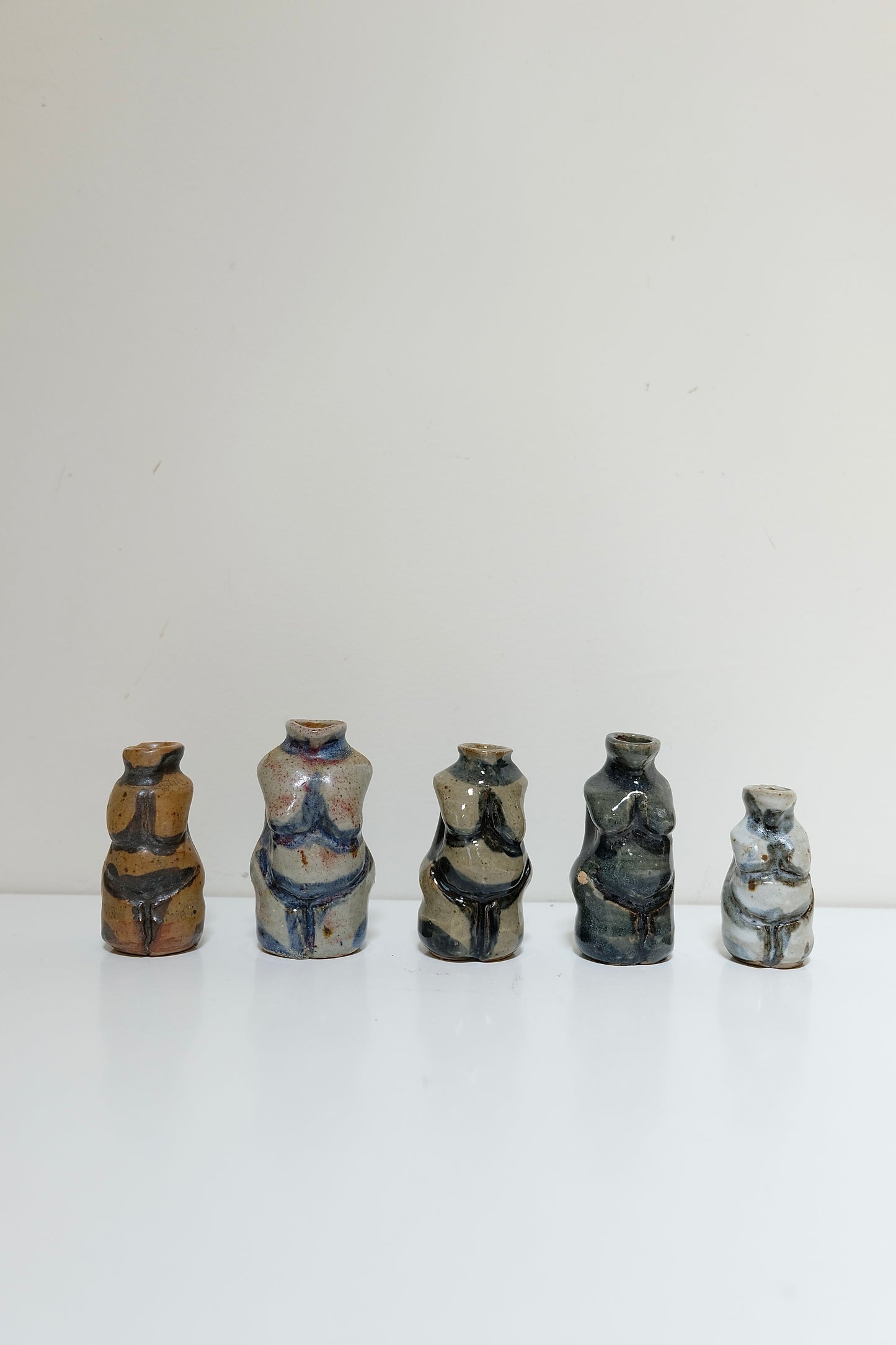Handmade Vintage Nude Bud Vases (Sold Separately)