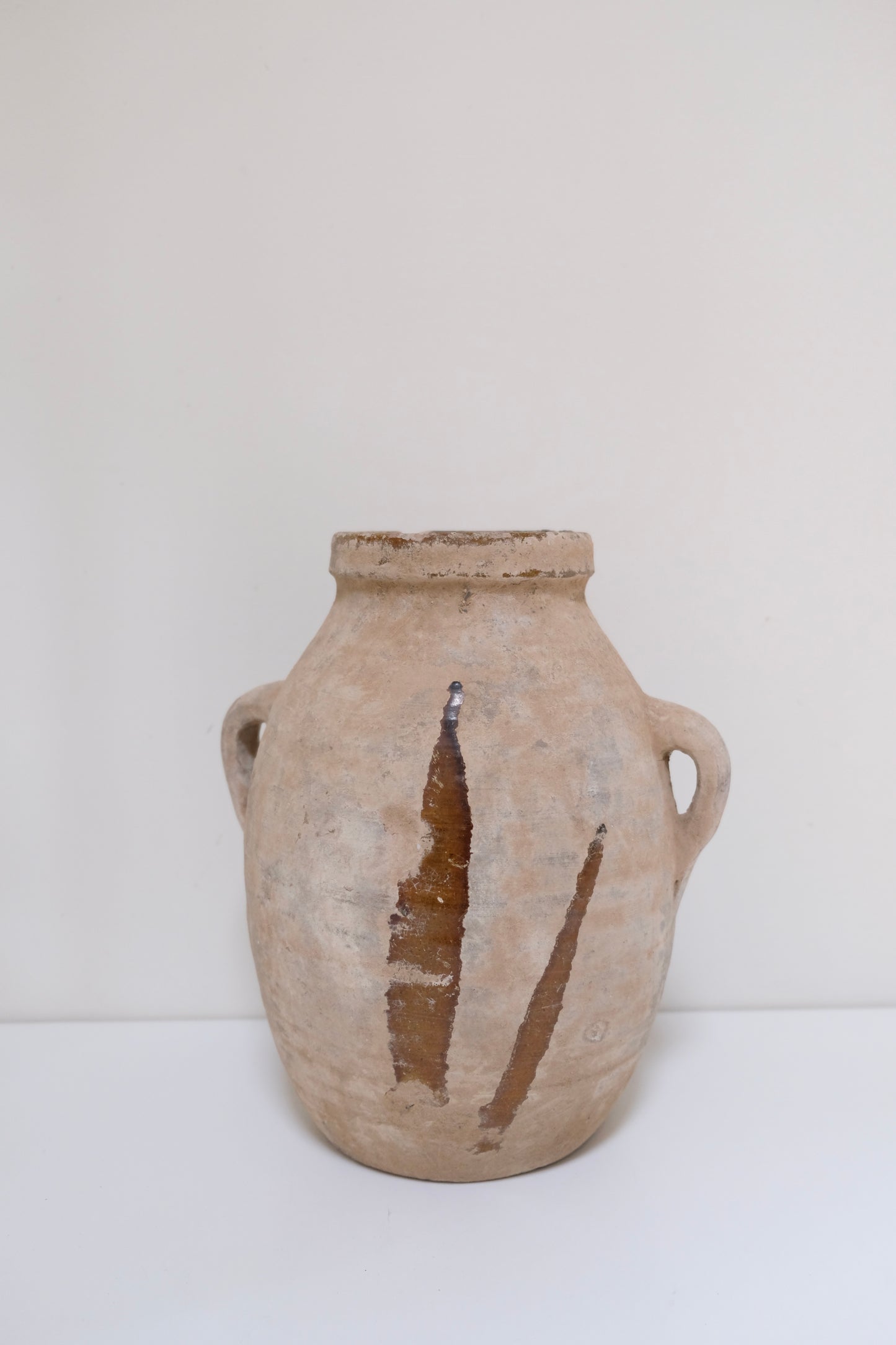 Large Antique Turkish Clay Jug