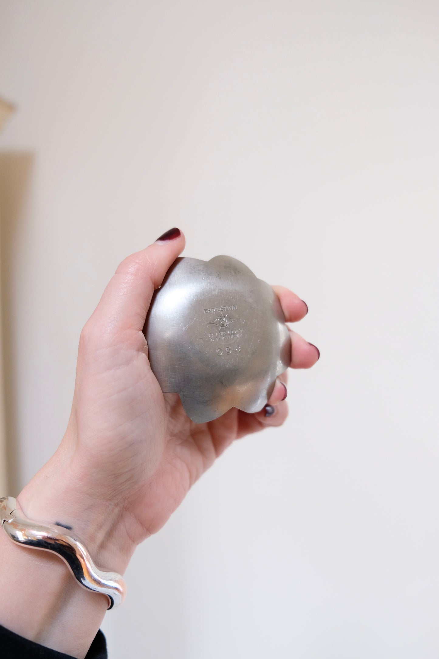 Pair of Norwegian Pewter Candleholders