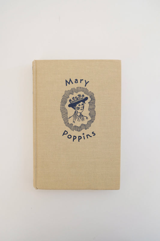 Vintage Mary Poppins by P.L. Travers, 1964 Disney Movie Tie-In Printing with Dust Jacket