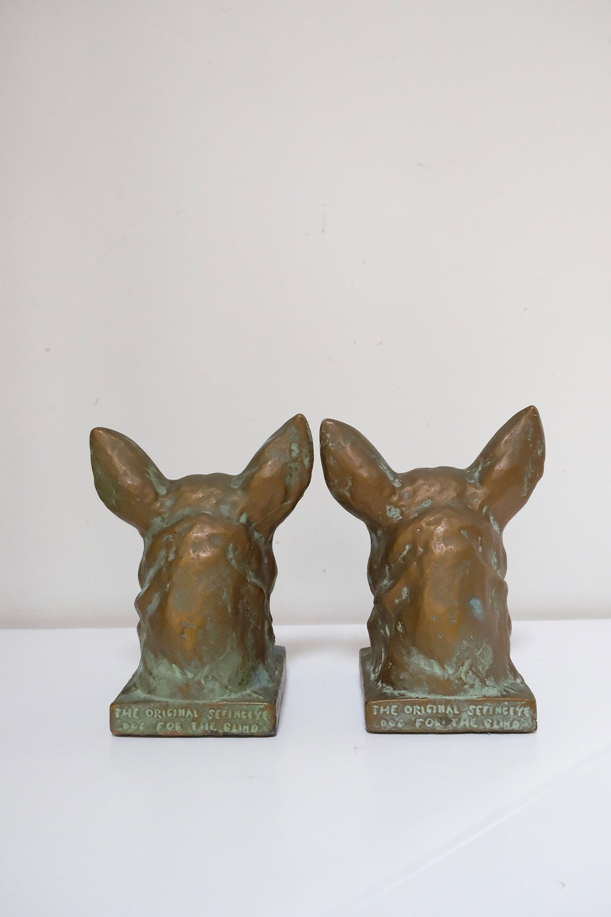 Pair of Vintage “Buddy” Seeing Eye Dog Bookends